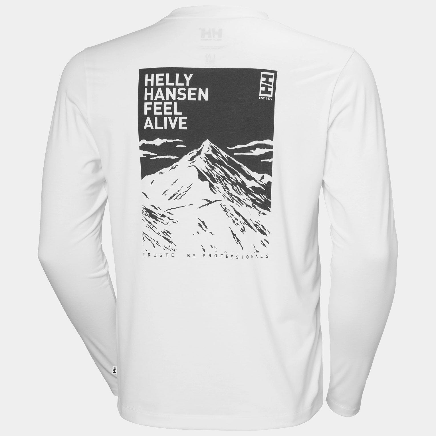 Men's Skog Graphic Long Sleeve Tee - 001 WHITE