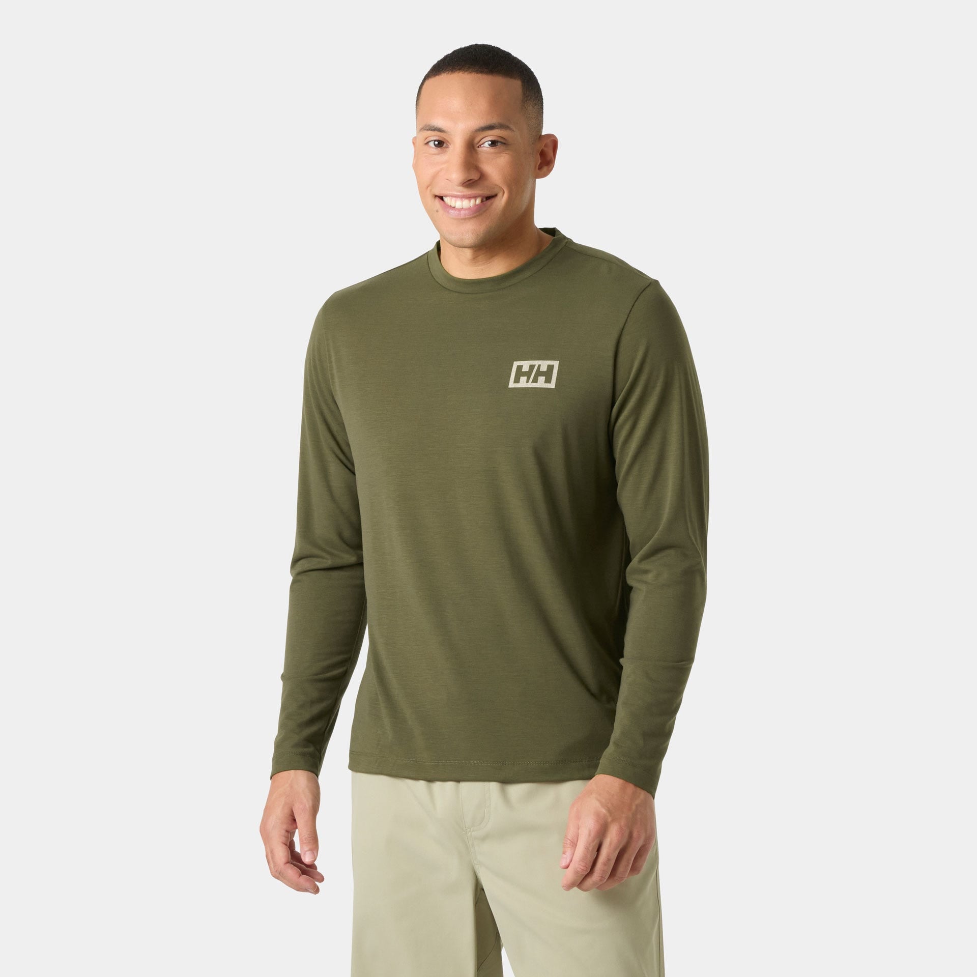 Men's Skog Graphic Long Sleeve Tee - 431 UTILITY GREEN