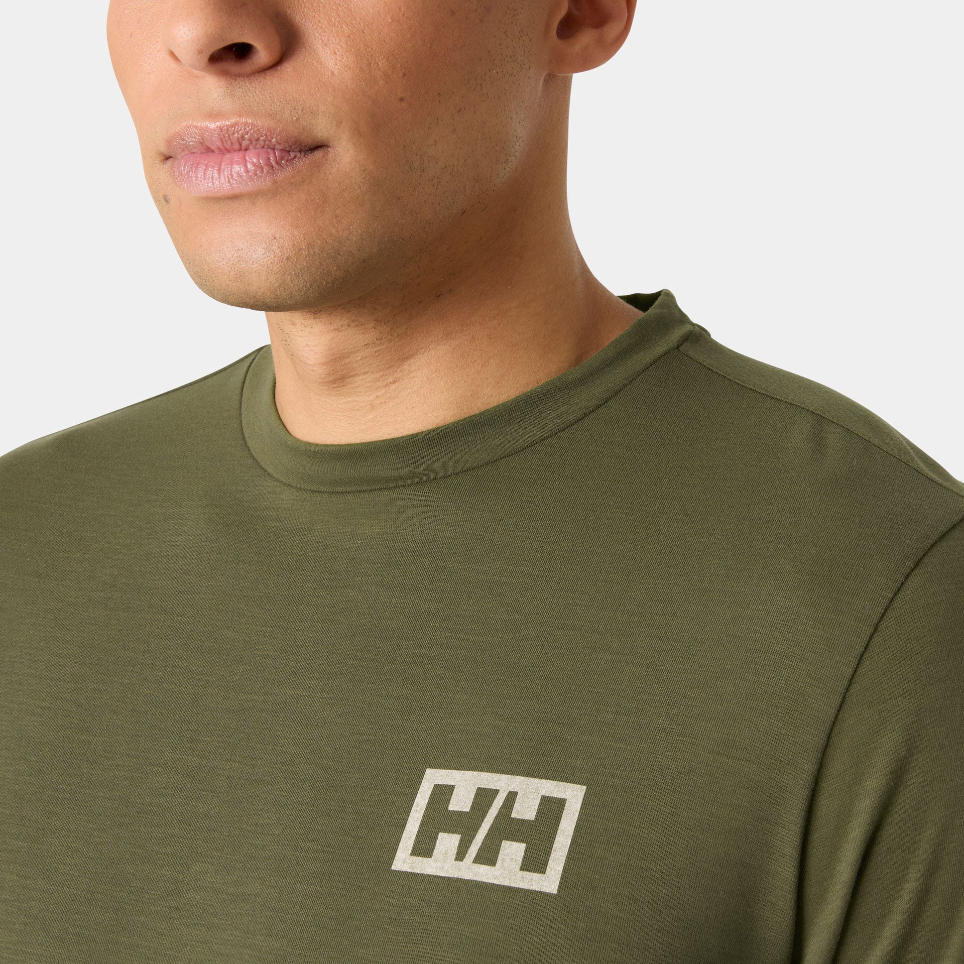 Men's Skog Graphic Long Sleeve Tee - 431 UTILITY GREEN