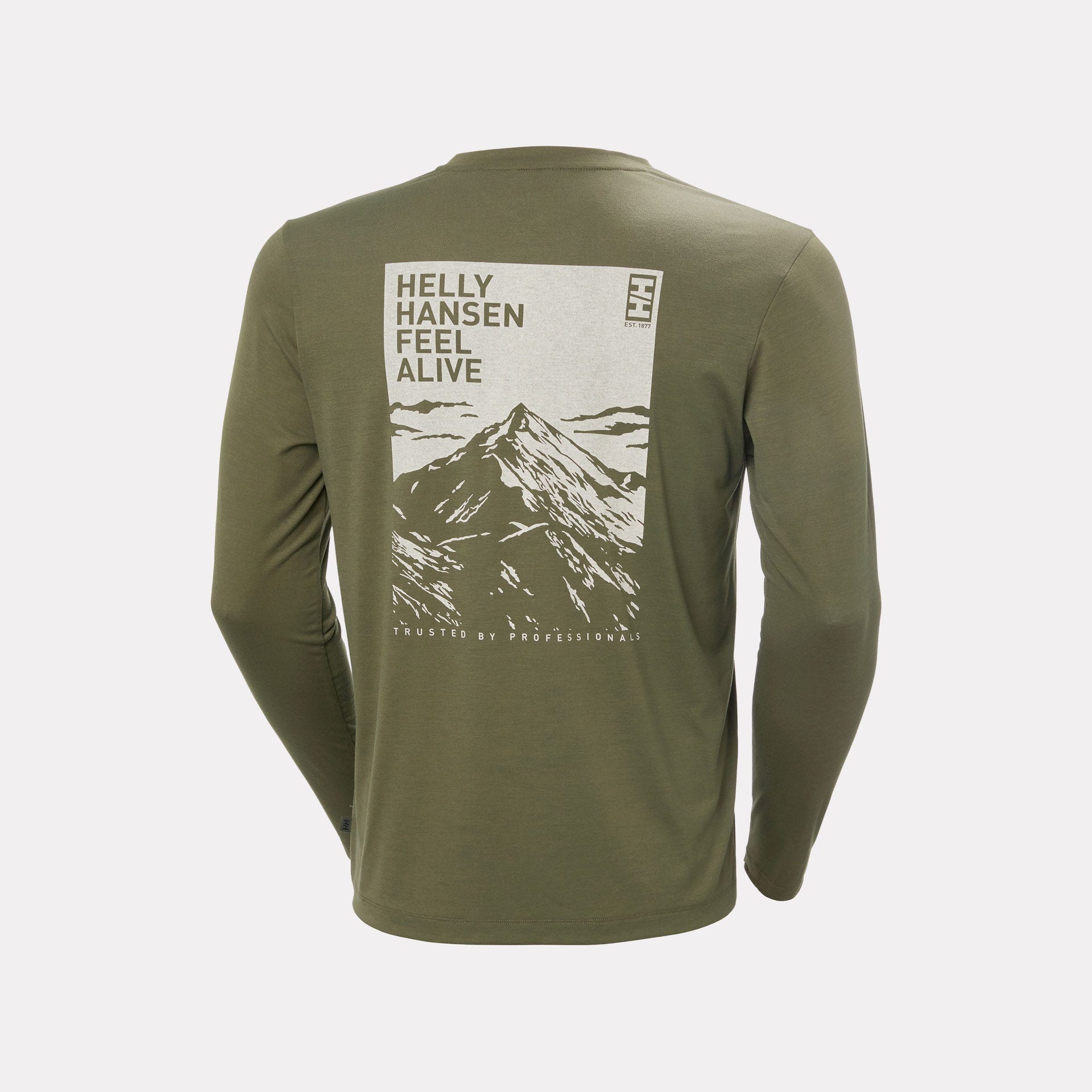 Men's Skog Graphic Long Sleeve Tee - 431 UTILITY GREEN