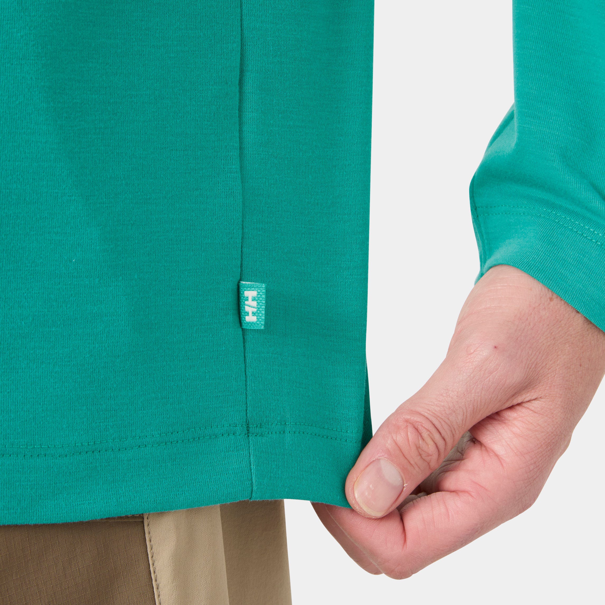 Men's Skog Graphic Long Sleeve Tee - 472 DARK MINT