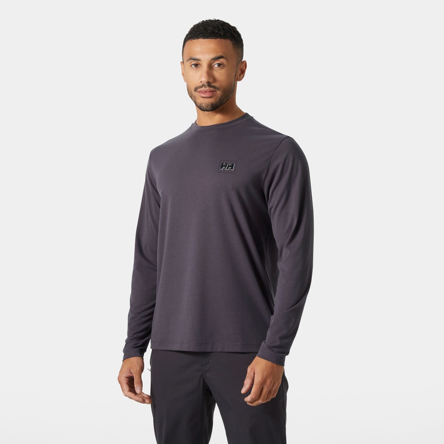 Men's Skog Graphic Long Sleeve Tee - 654 SMOKED PURPLE