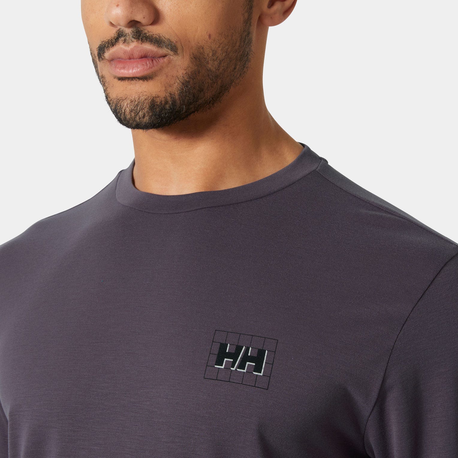 Men's Skog Graphic Long Sleeve Tee - 654 SMOKED PURPLE