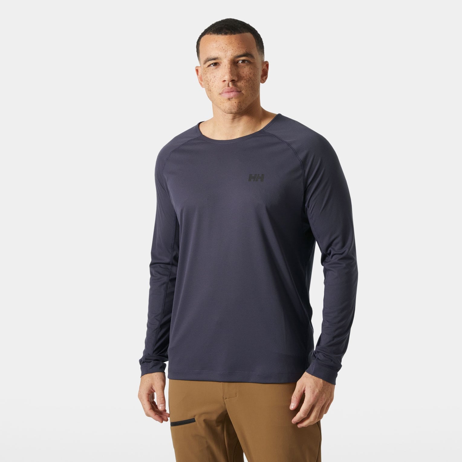 Men's Trail Long Sleeve T-Shirt - 660 BLACK GRAPE