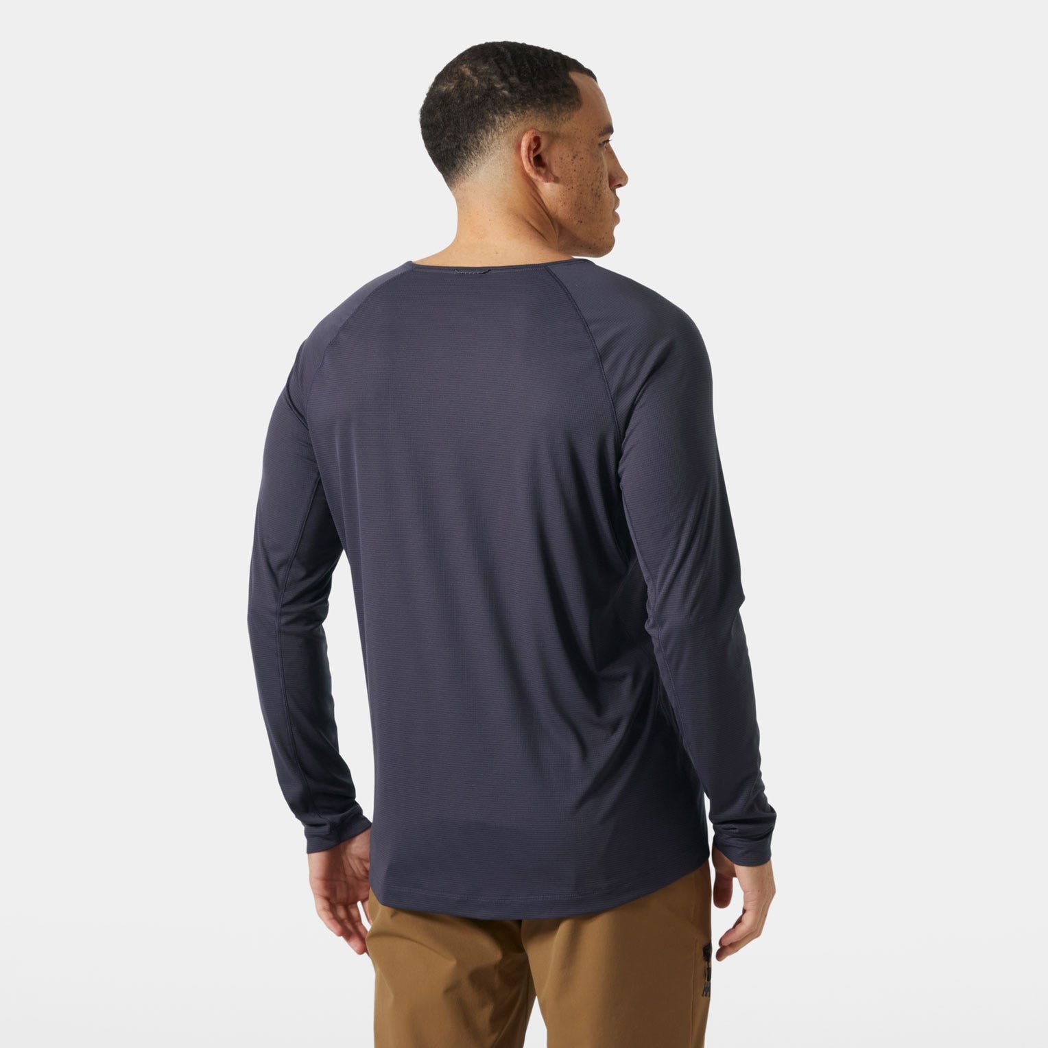 Men's Trail Long Sleeve T-Shirt - 660 BLACK GRAPE