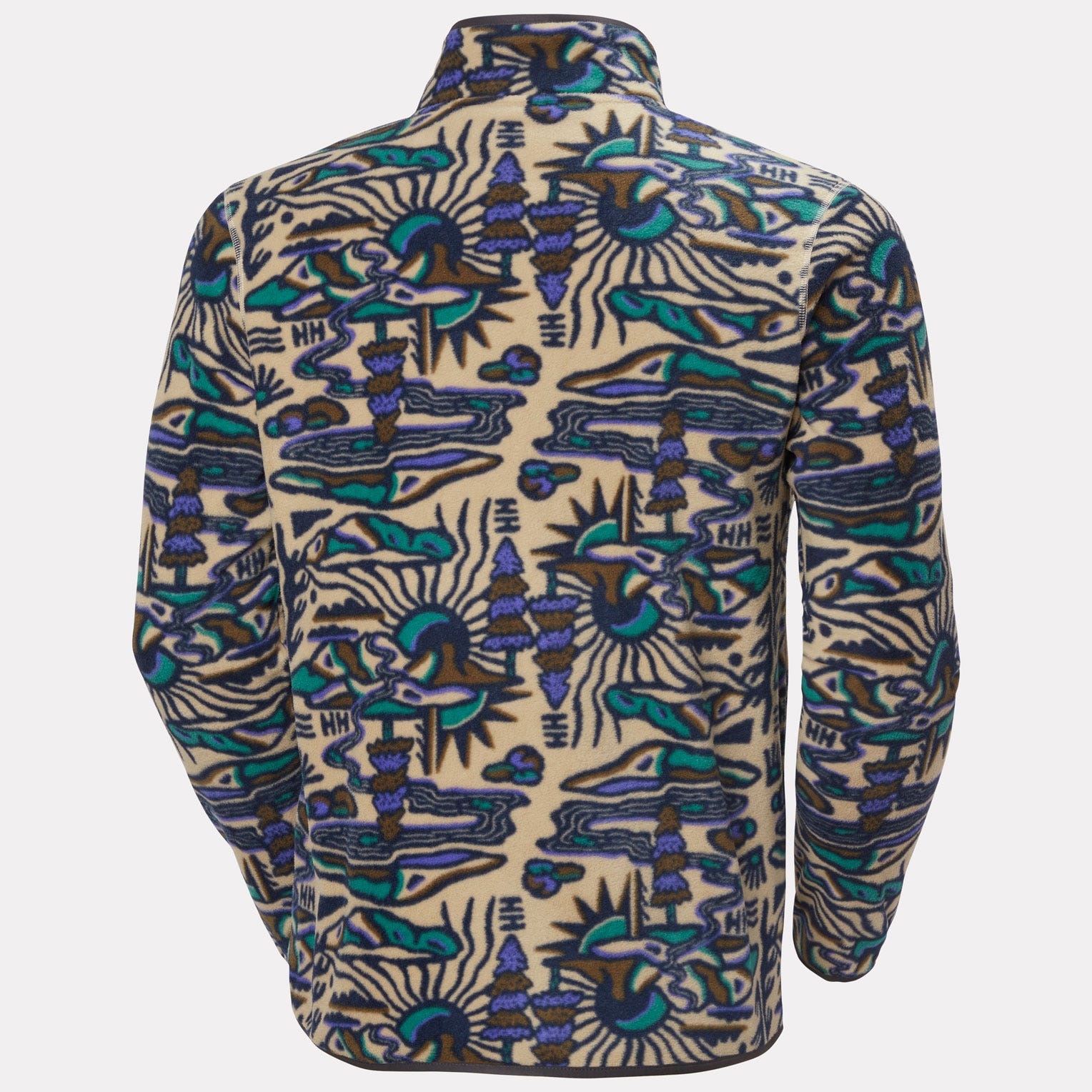 Men's Maridalen Printed Fleece - 078 HH KHAKI RAYCO AOP
