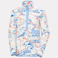 Women's Maridalen Printed Fleece - 001 WHITE SLOPE