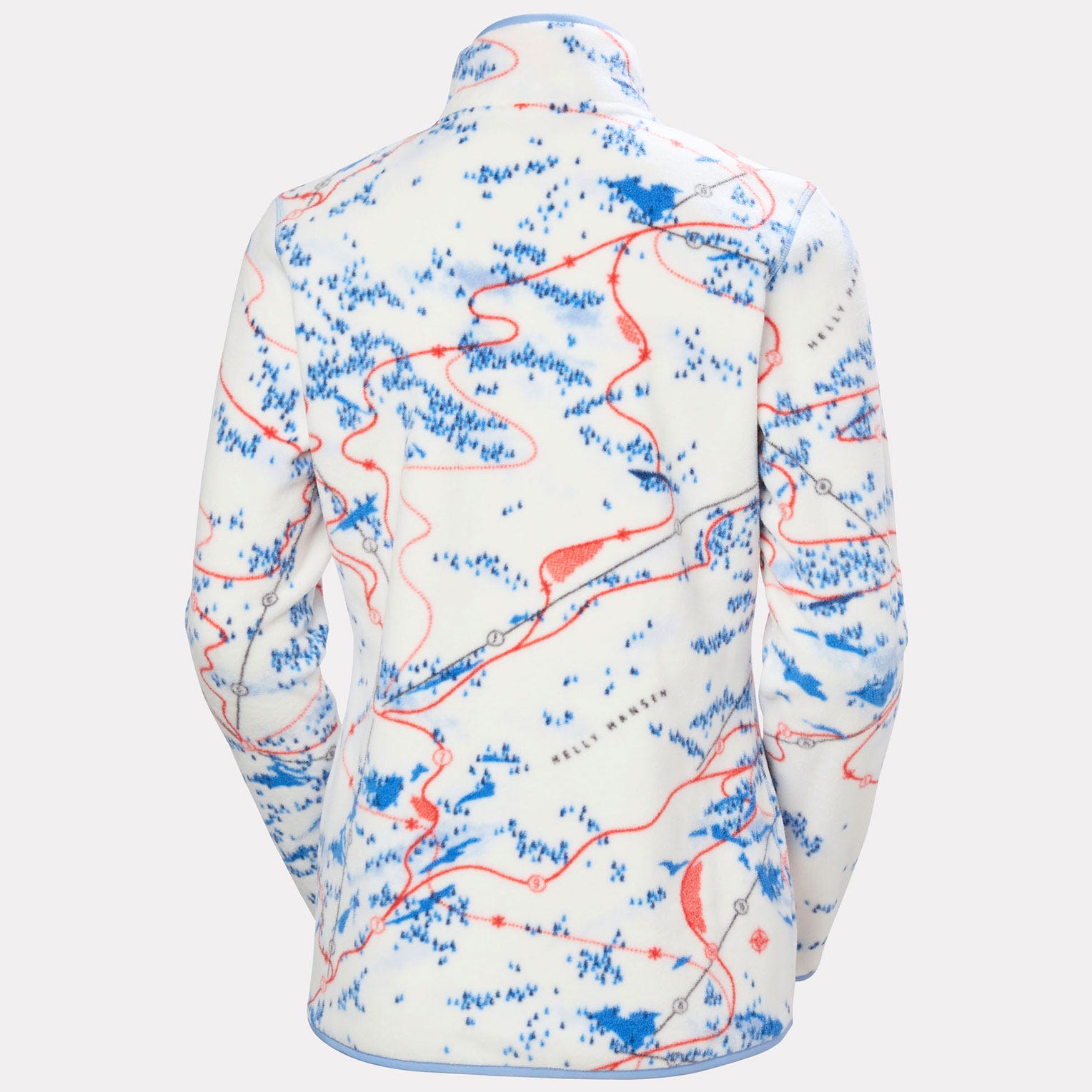 Women's Maridalen Printed Fleece - 001 WHITE SLOPE