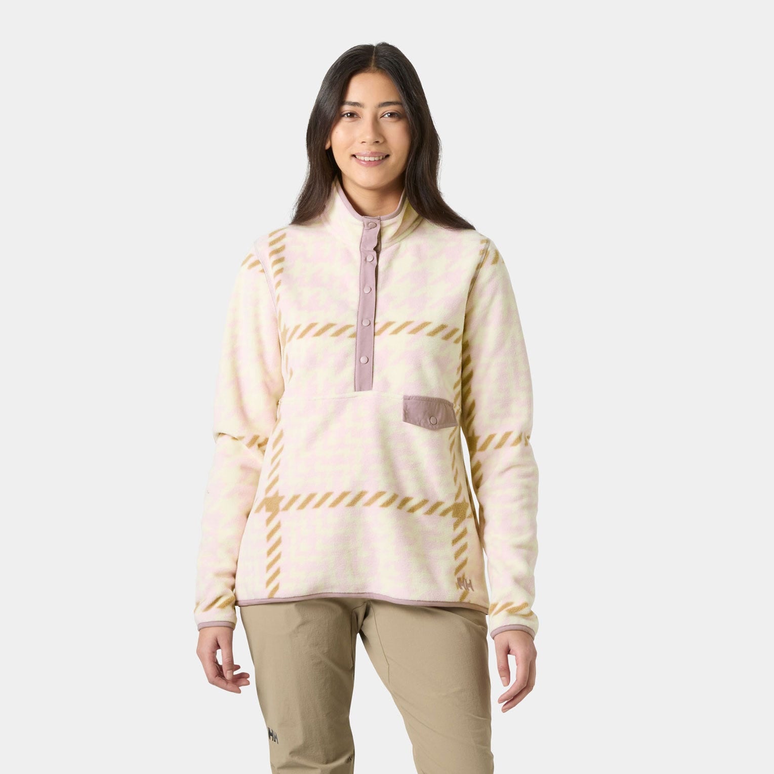 Women's Maridalen Printed Fleece - 079 PINK SHAKE