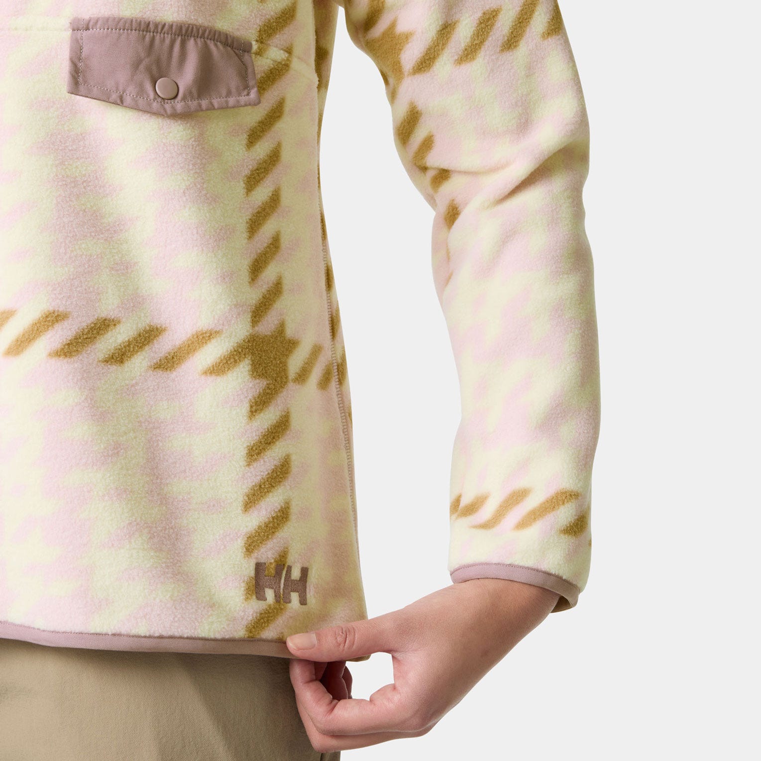 Women's Maridalen Printed Fleece - 079 PINK SHAKE