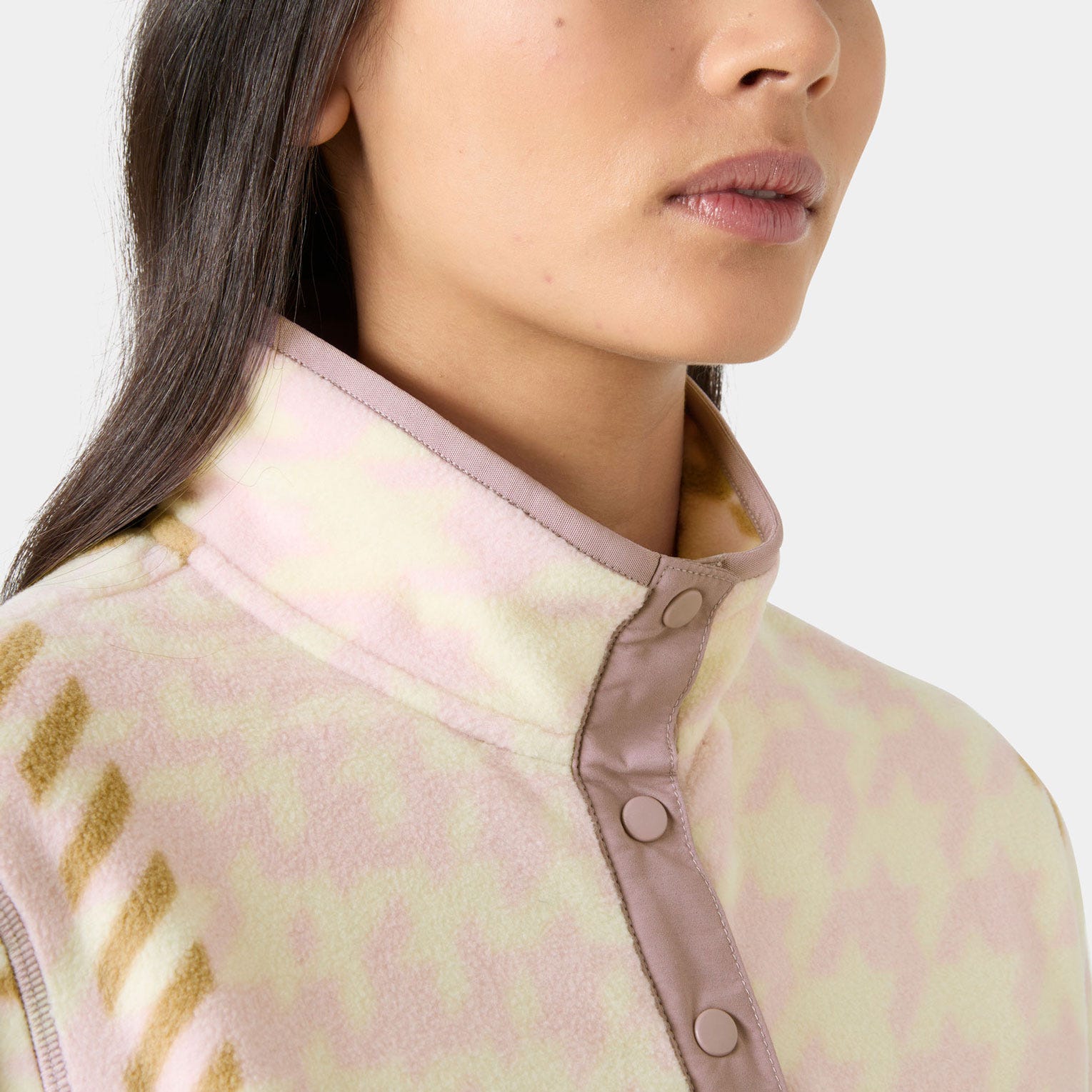 Women's Maridalen Printed Fleece - 079 PINK SHAKE
