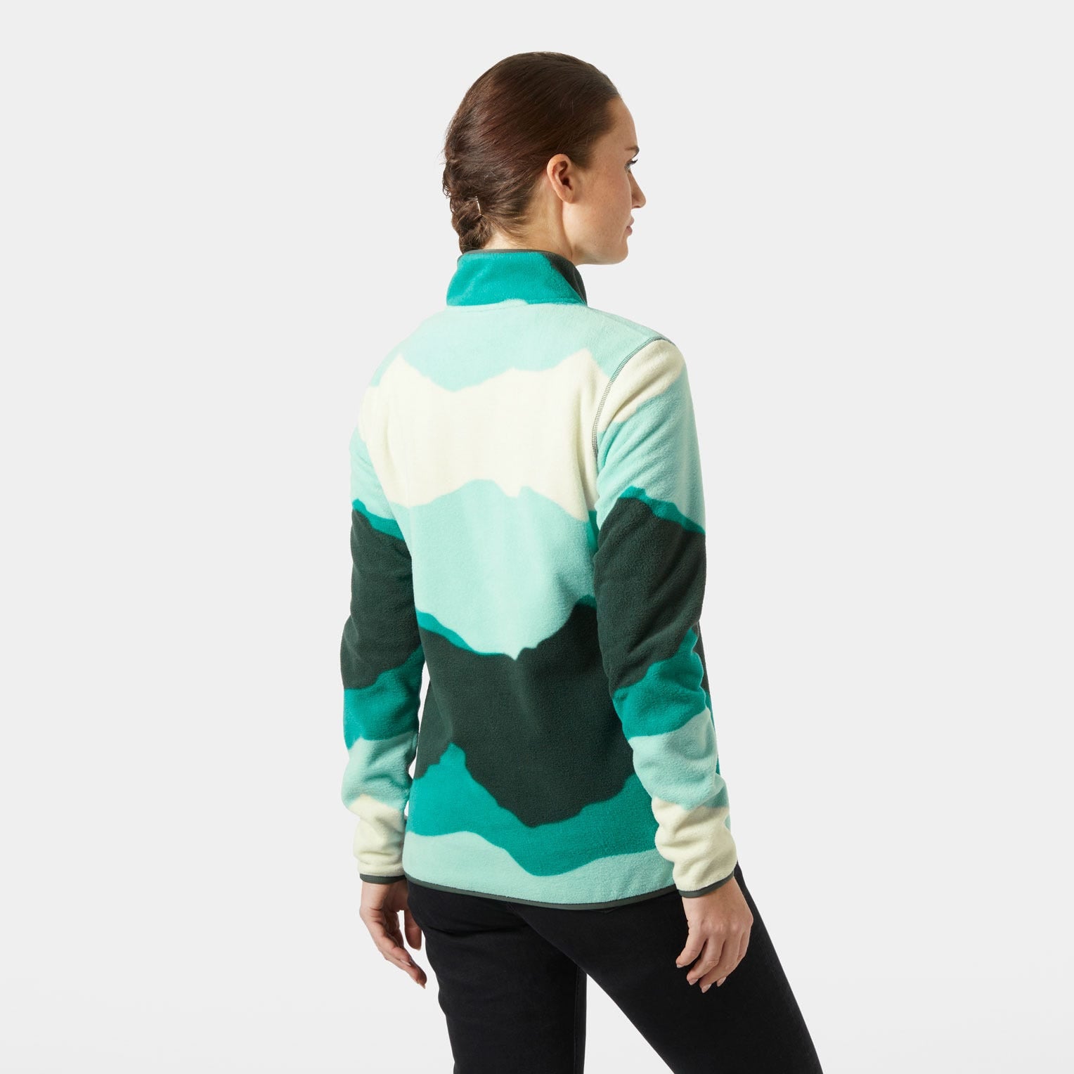 Women's Maridalen Printed Fleece - 416 LAGOON MOUN
