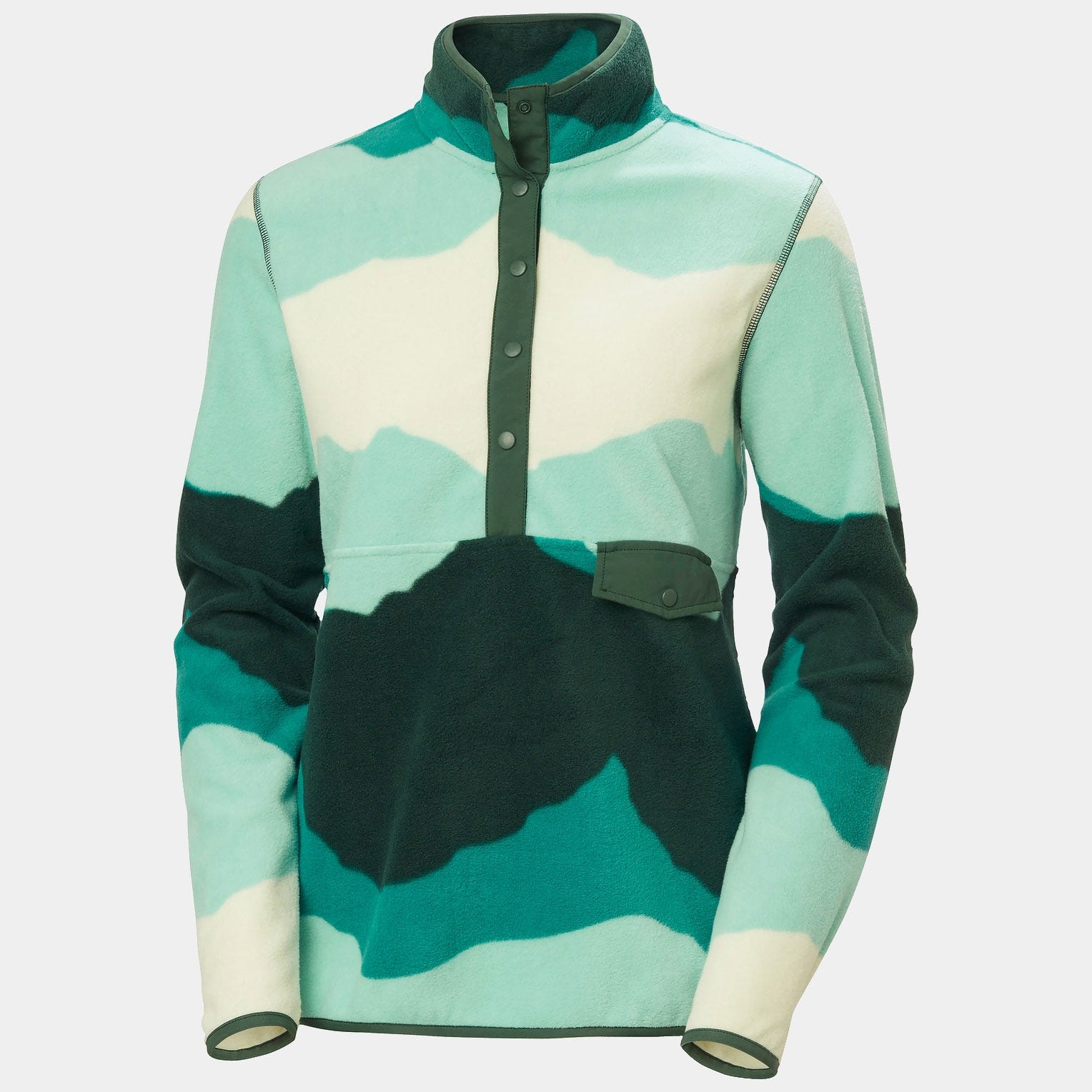 Women's Maridalen Printed Fleece - 416 LAGOON MOUN