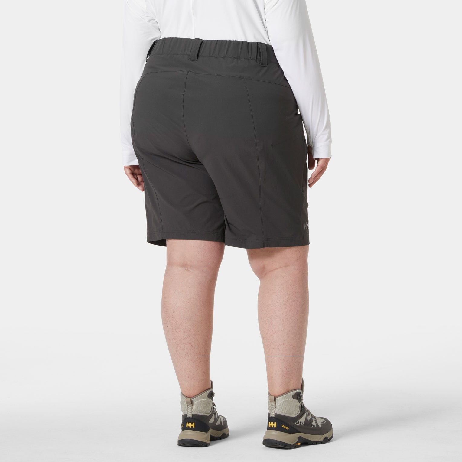 Women's Brona Softshell Plus Shorts - 980 EBONY