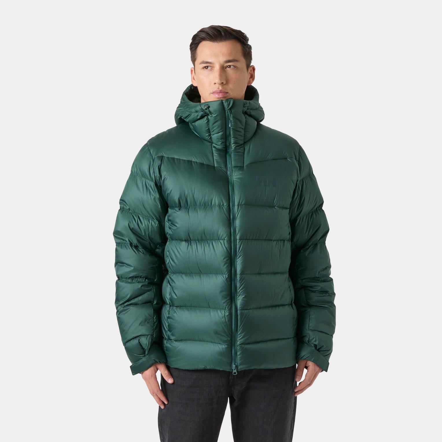 Men's Glacier Down Jacket - 390 JUNGLE GREEN