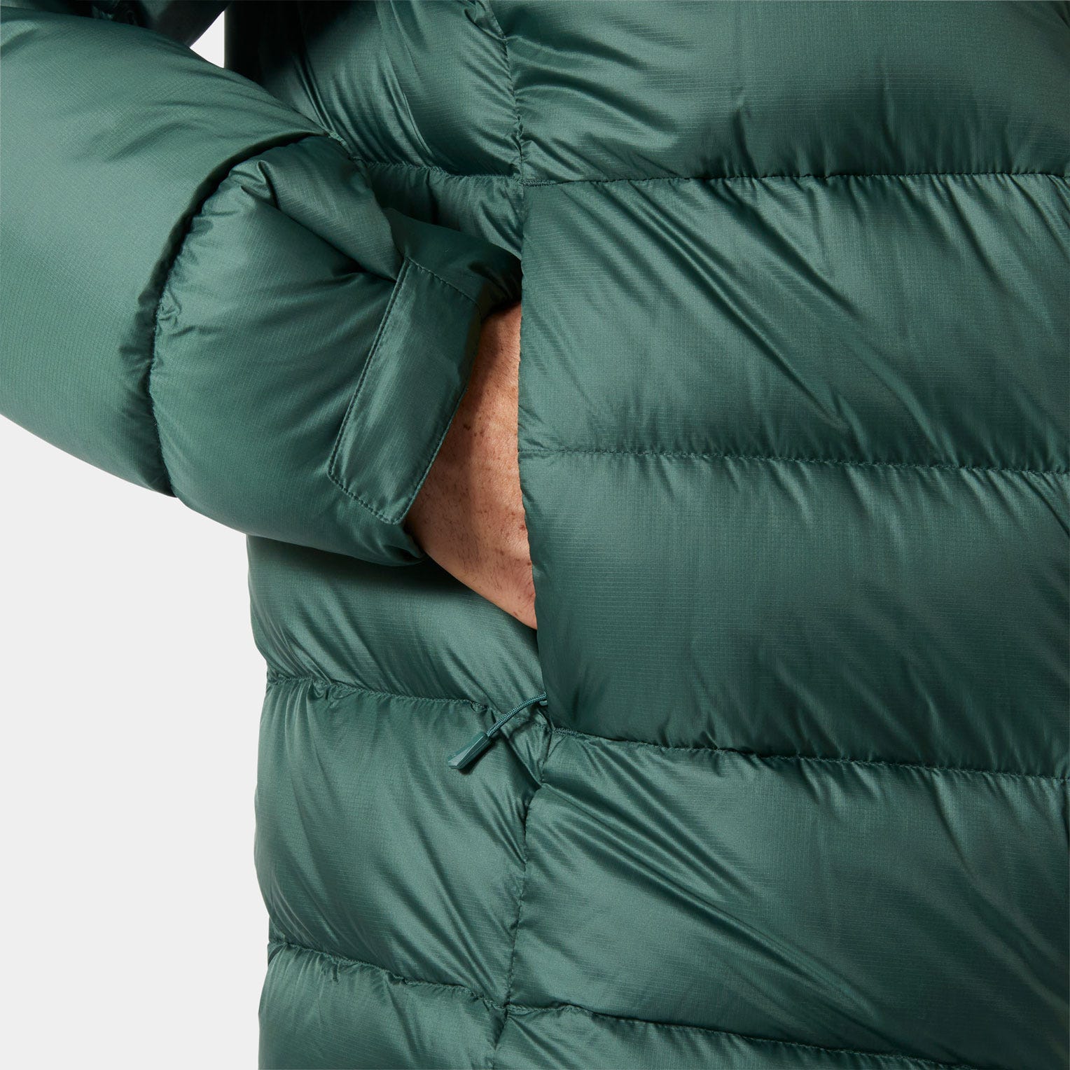 Men's Glacier Down Jacket - 390 JUNGLE GREEN