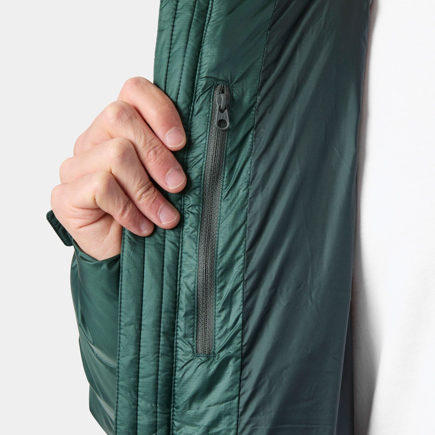 Men's Glacier Down Jacket - 390 JUNGLE GREEN