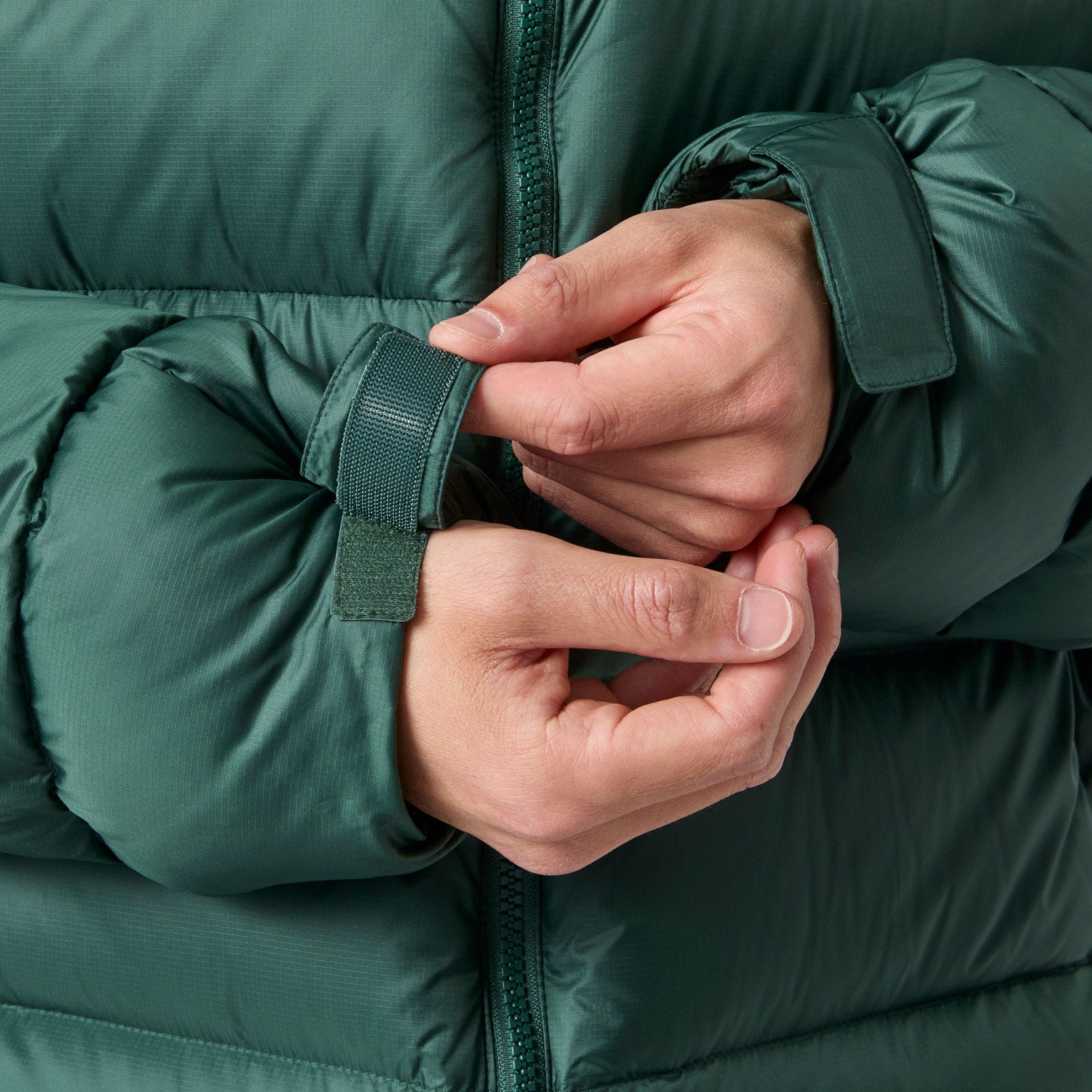 Men's Glacier Down Jacket - 390 JUNGLE GREEN