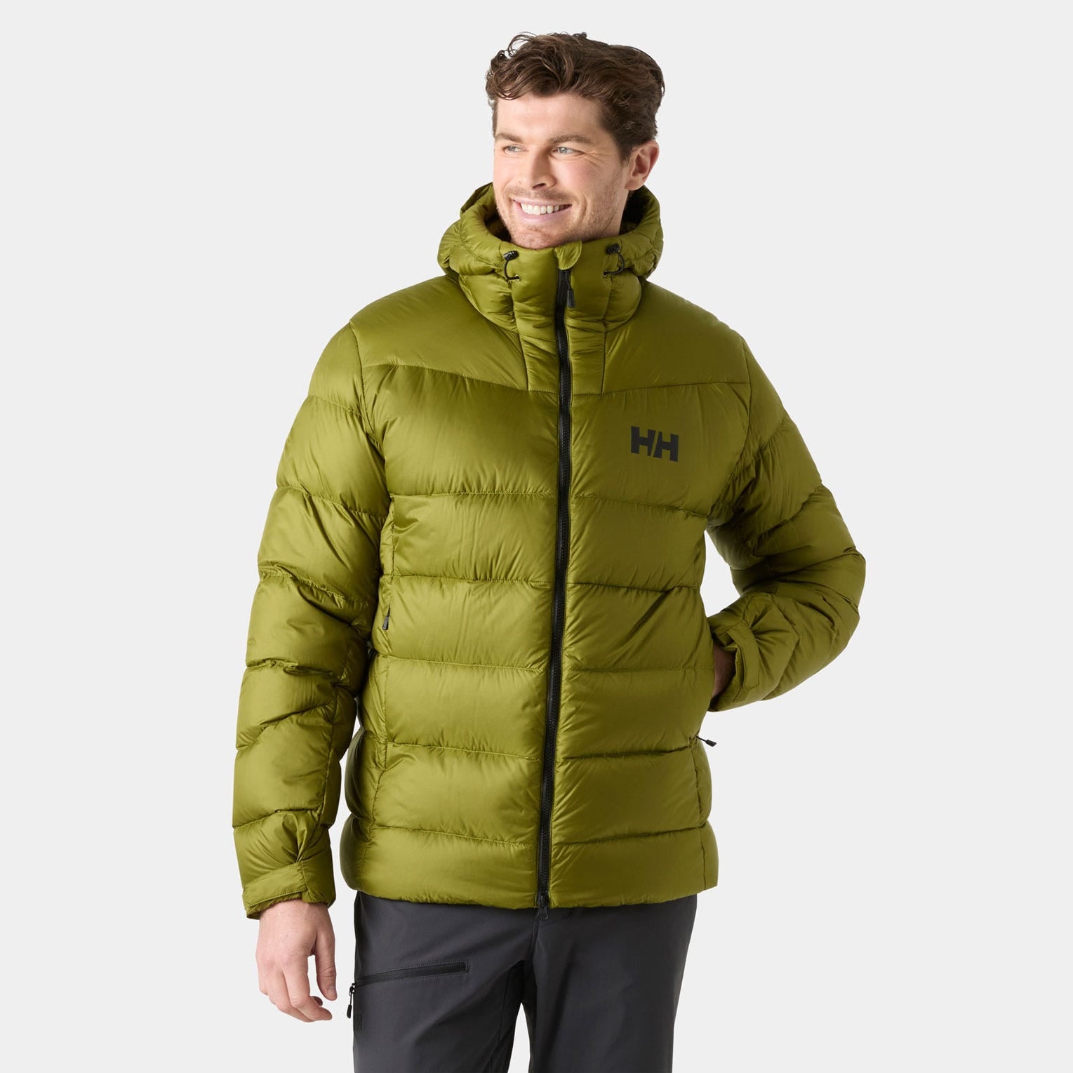 Men's Glacier Down Jacket - 461 OLIVE GREEN