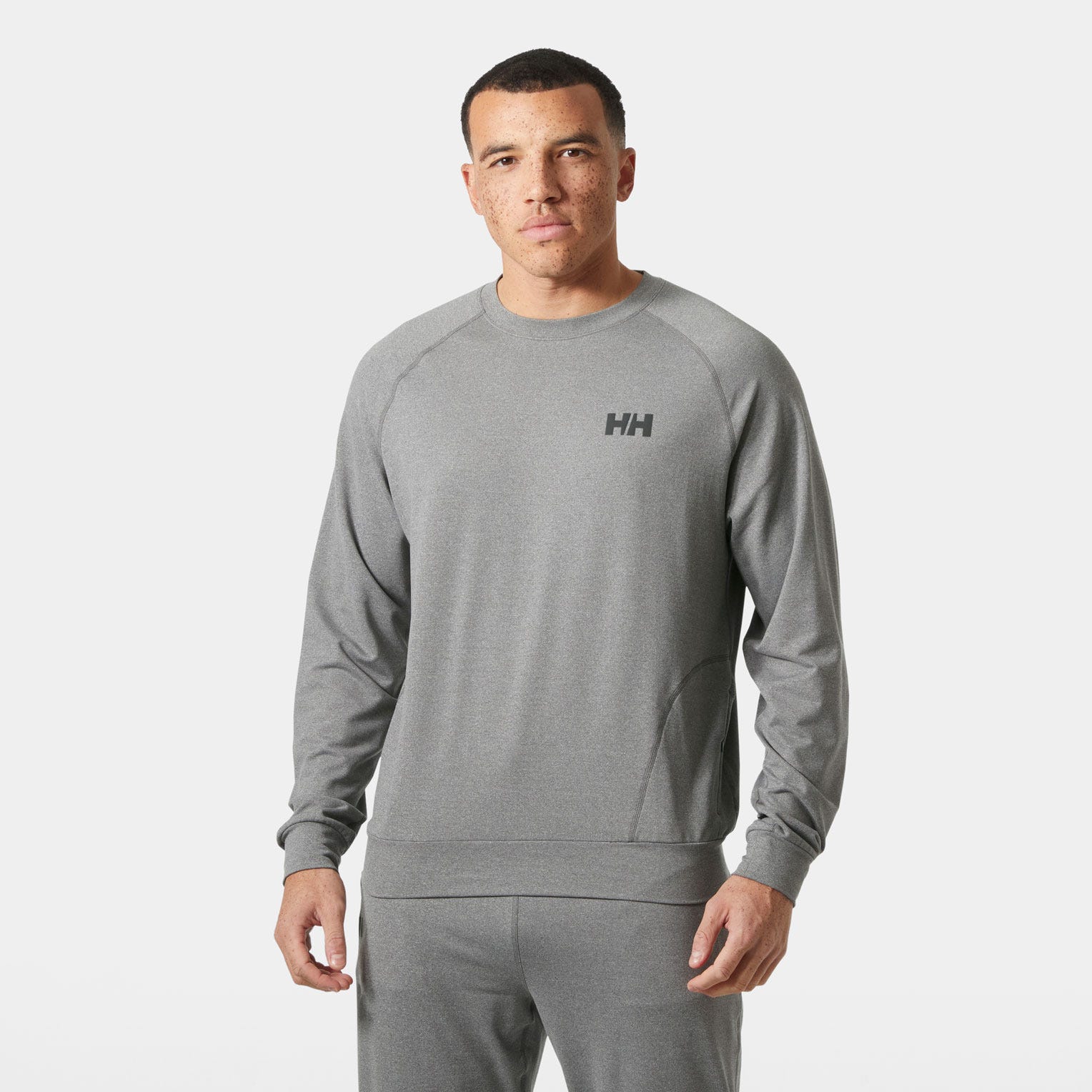 Men's Tyri Knit Crew Neck - 980 EBONY MELANGE