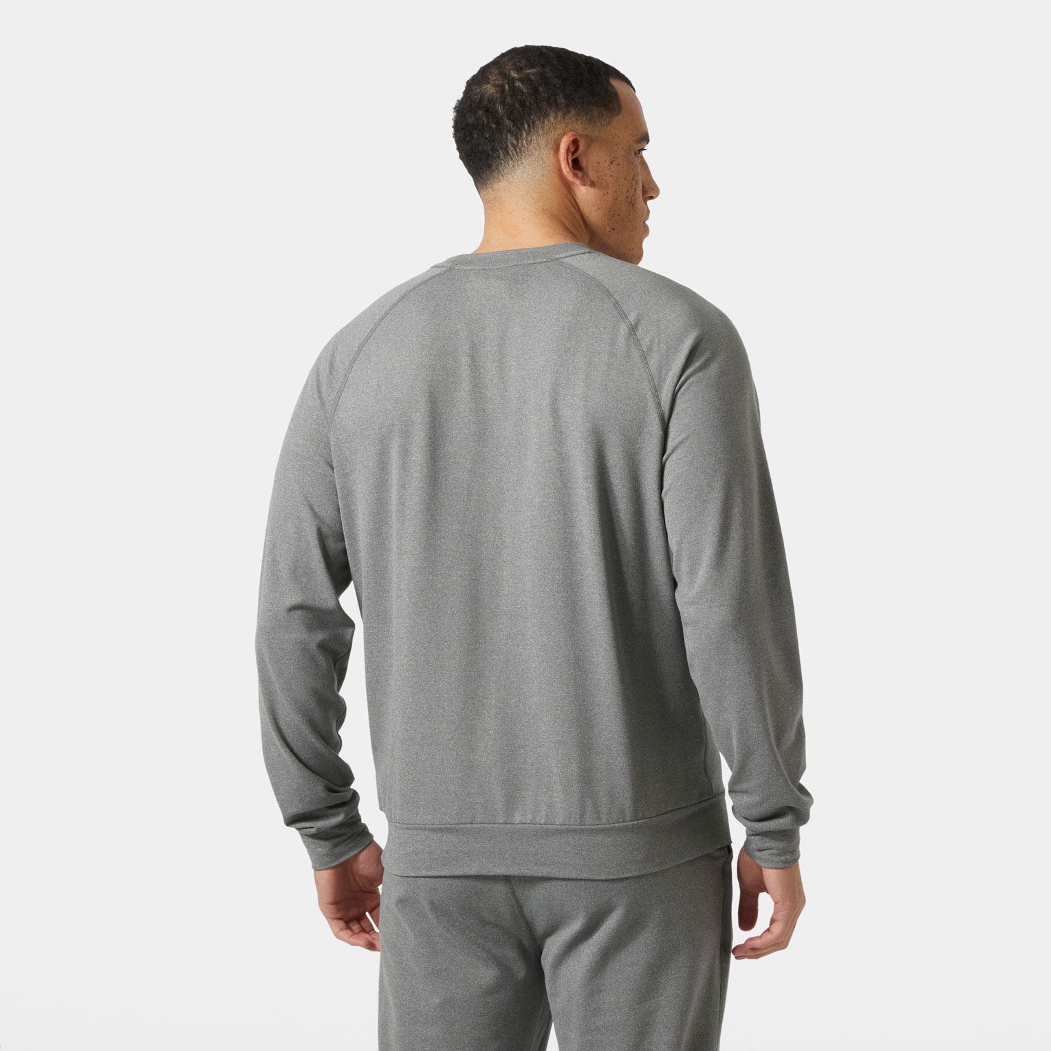 Men's Tyri Knit Crew Neck - 980 EBONY MELANGE