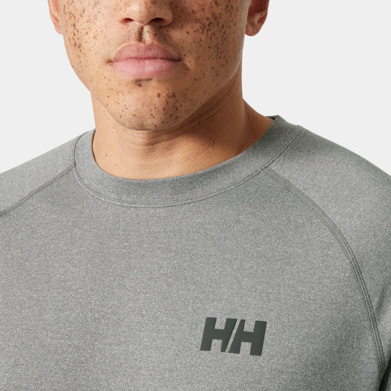 Men's Tyri Knit Crew Neck - 980 EBONY MELANGE
