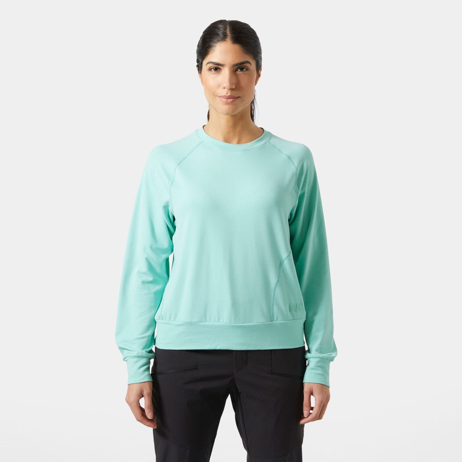 Women's Tyri Knit Crew Neck - 416 LAGOON MELANGE