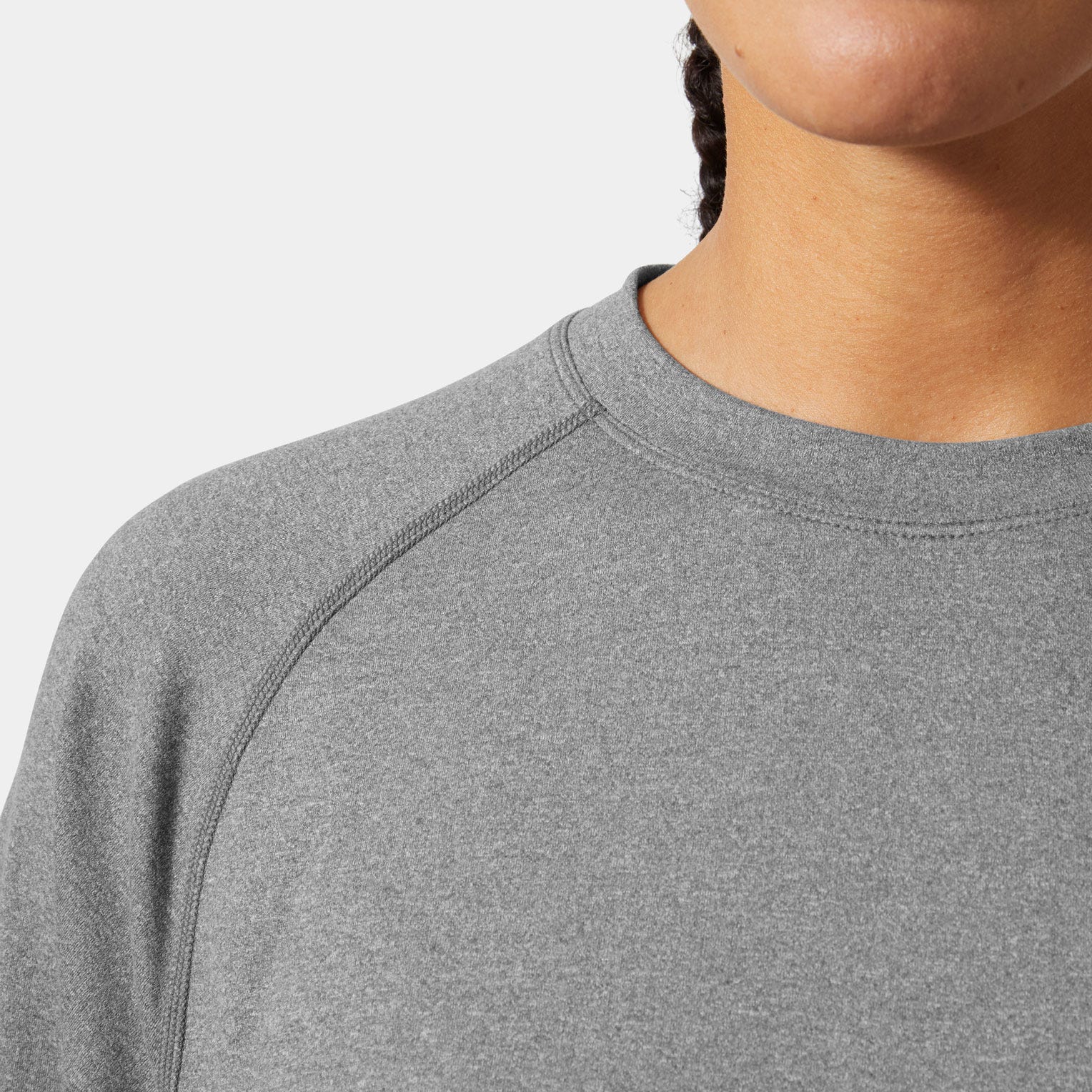 Women's Tyri Knit Crew Neck - 980 EBONY MELANGE