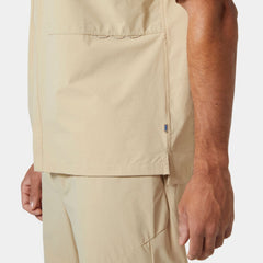 Men's AWE Short Sleeve Softshell Overshirt - 774 SCANDI SAND