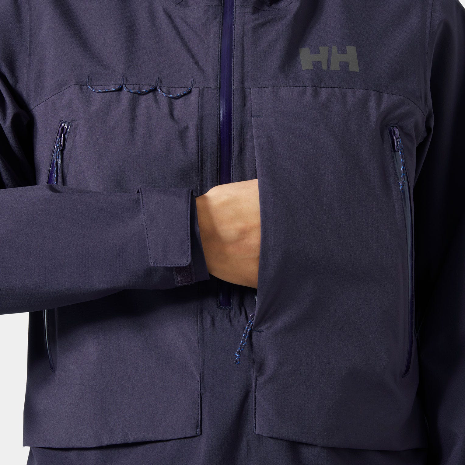 Women's AWE 2.5-Layer Shell Anorak - 660 BLACK GRAPE