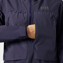 Women's AWE 2.5-Layer Shell Anorak - 660 BLACK GRAPE