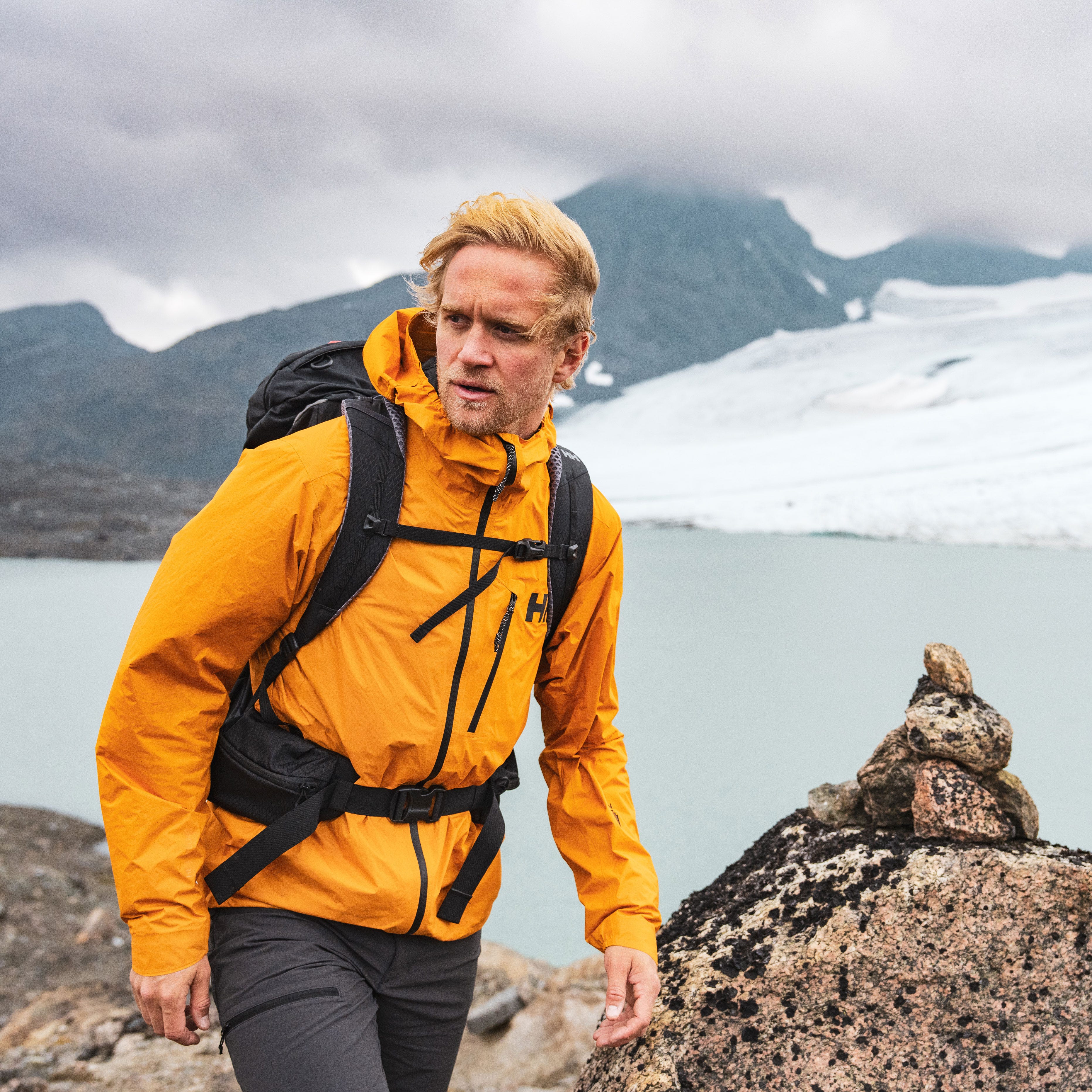 Men's Odin Infinity Minimalist Jacket - 303 IGNITE ORANGE