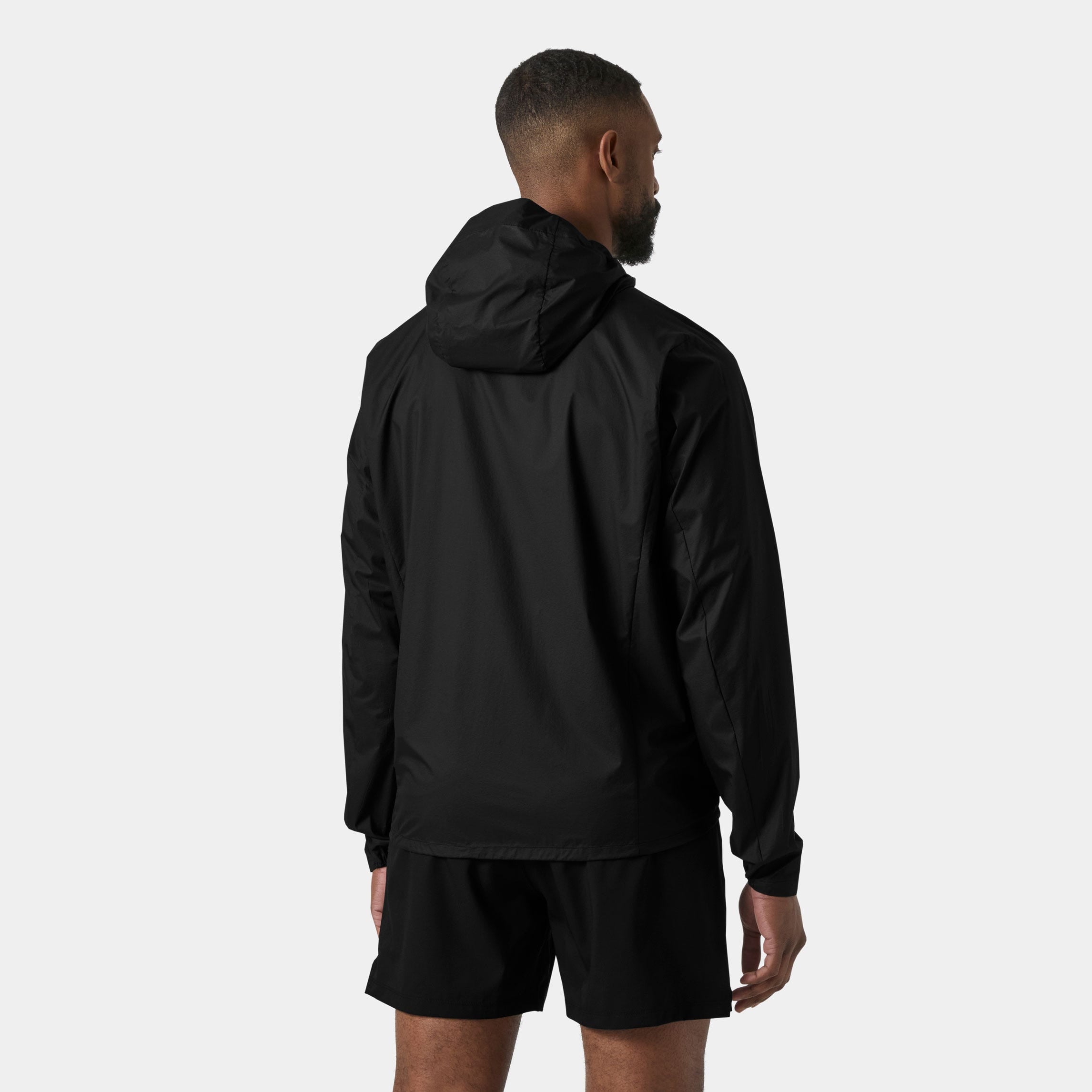 Men's Trail Windbreaker Jacket - 990 BLACK
