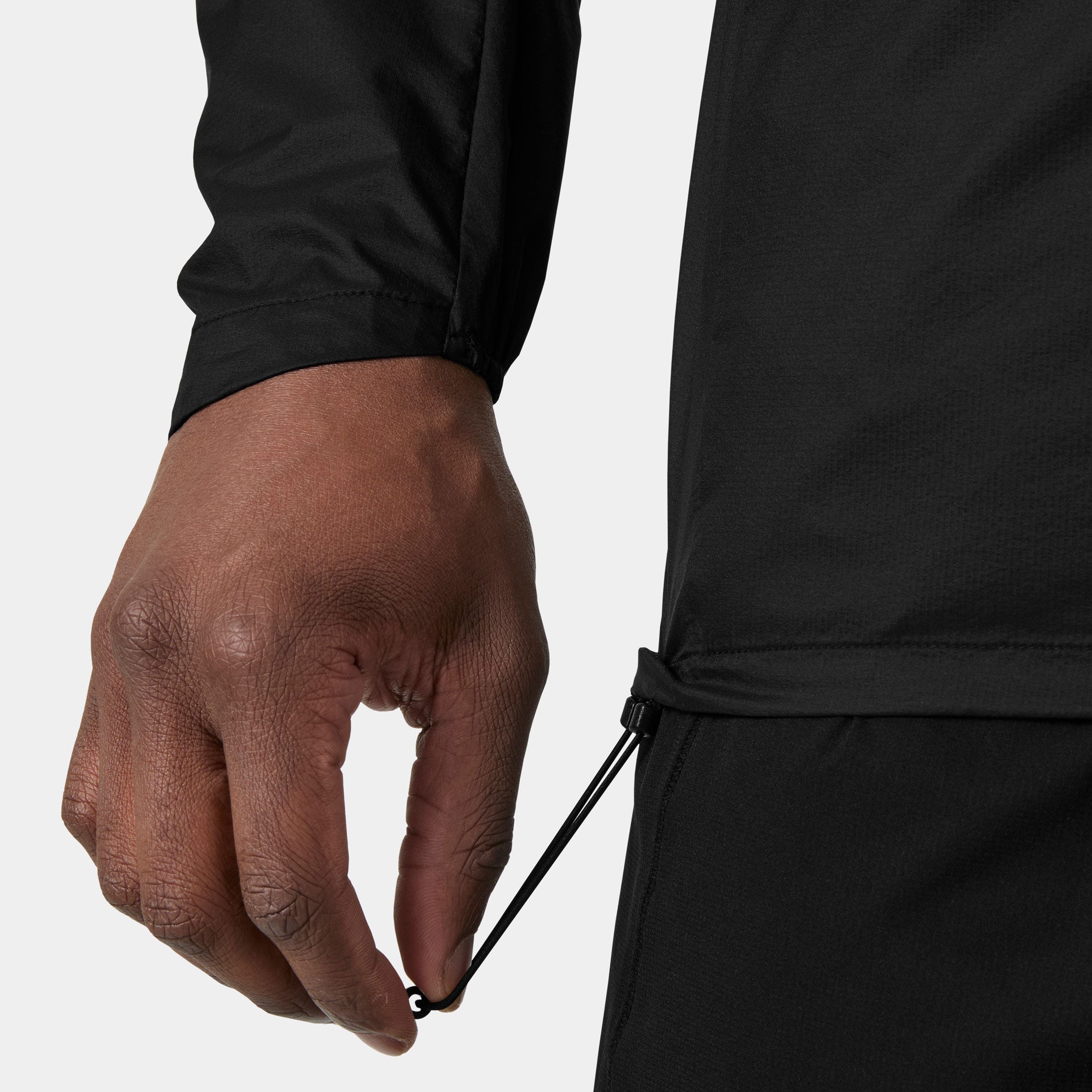 Men's Trail Windbreaker Jacket - 990 BLACK
