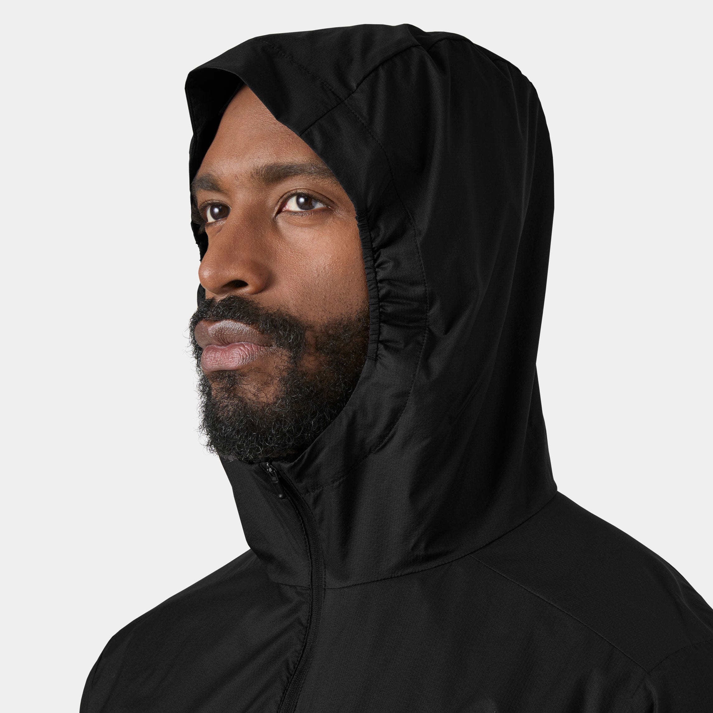 Men's Trail Windbreaker Jacket - 990 BLACK