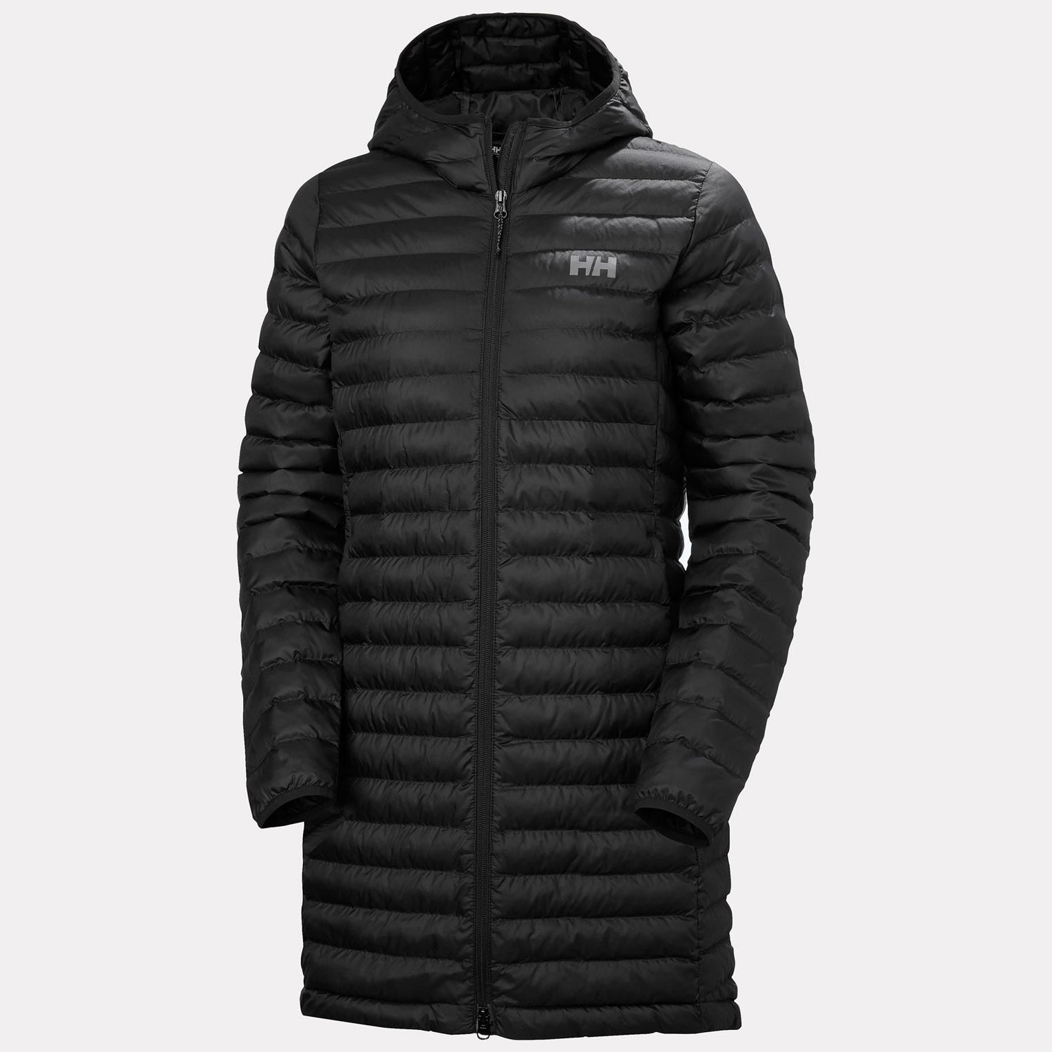 Women’s Sirdal Long Hooded Insulated Jacket - 990 BLACK
