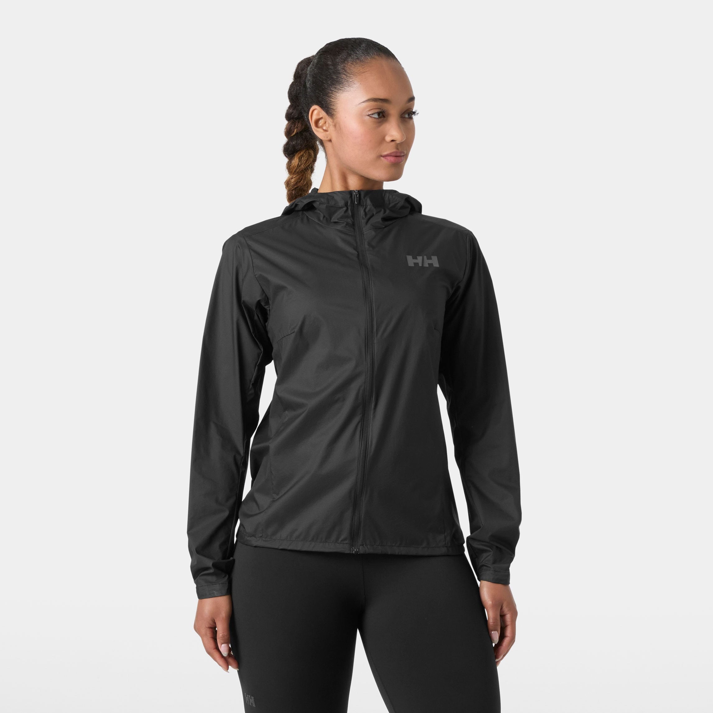 Women's Trail Windbreaker Jacket - 990 BLACK
