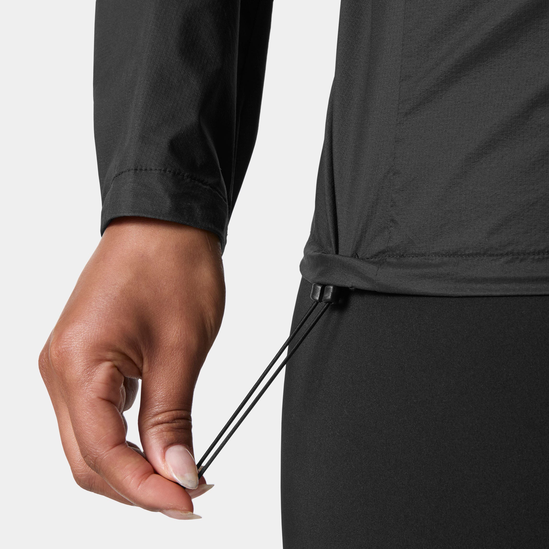 Women's Trail Windbreaker Jacket - 990 BLACK