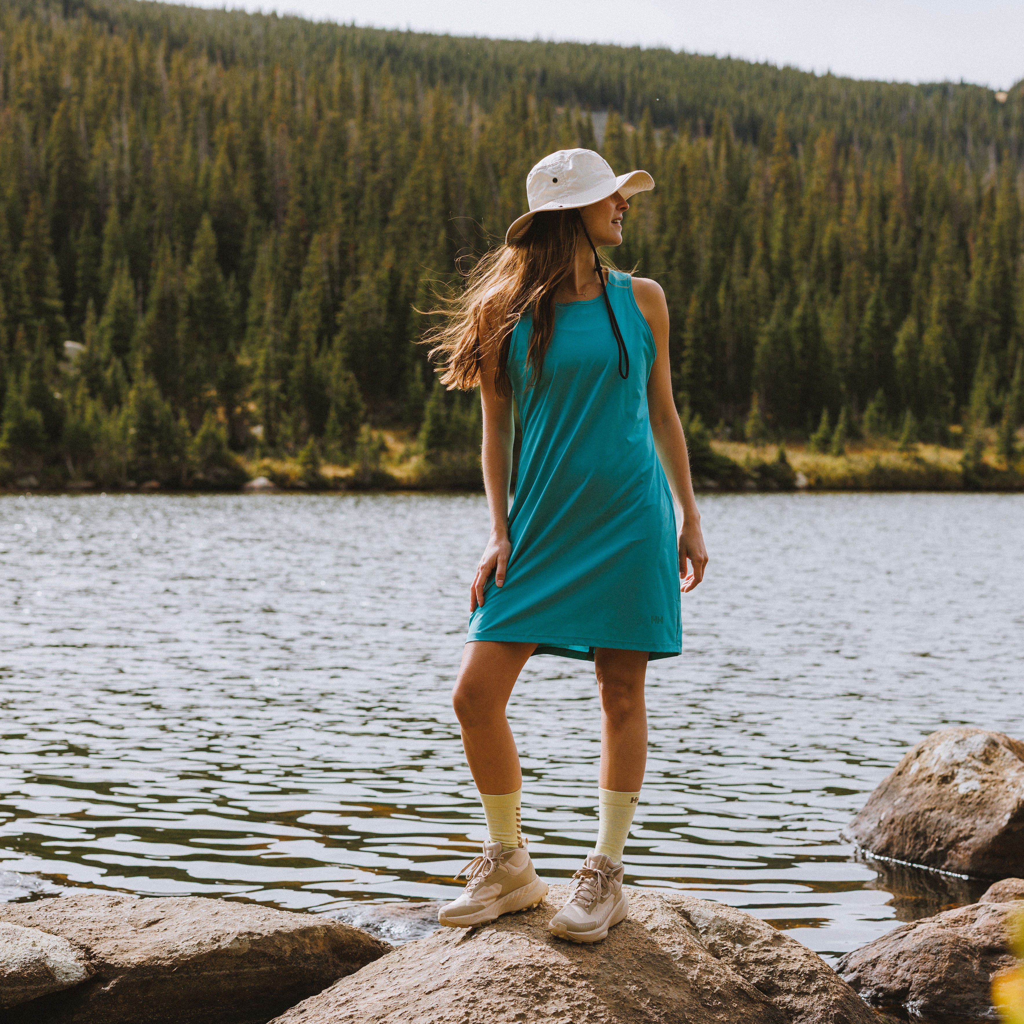 Women's AWE Hiking Dress - 472 DARK MINT