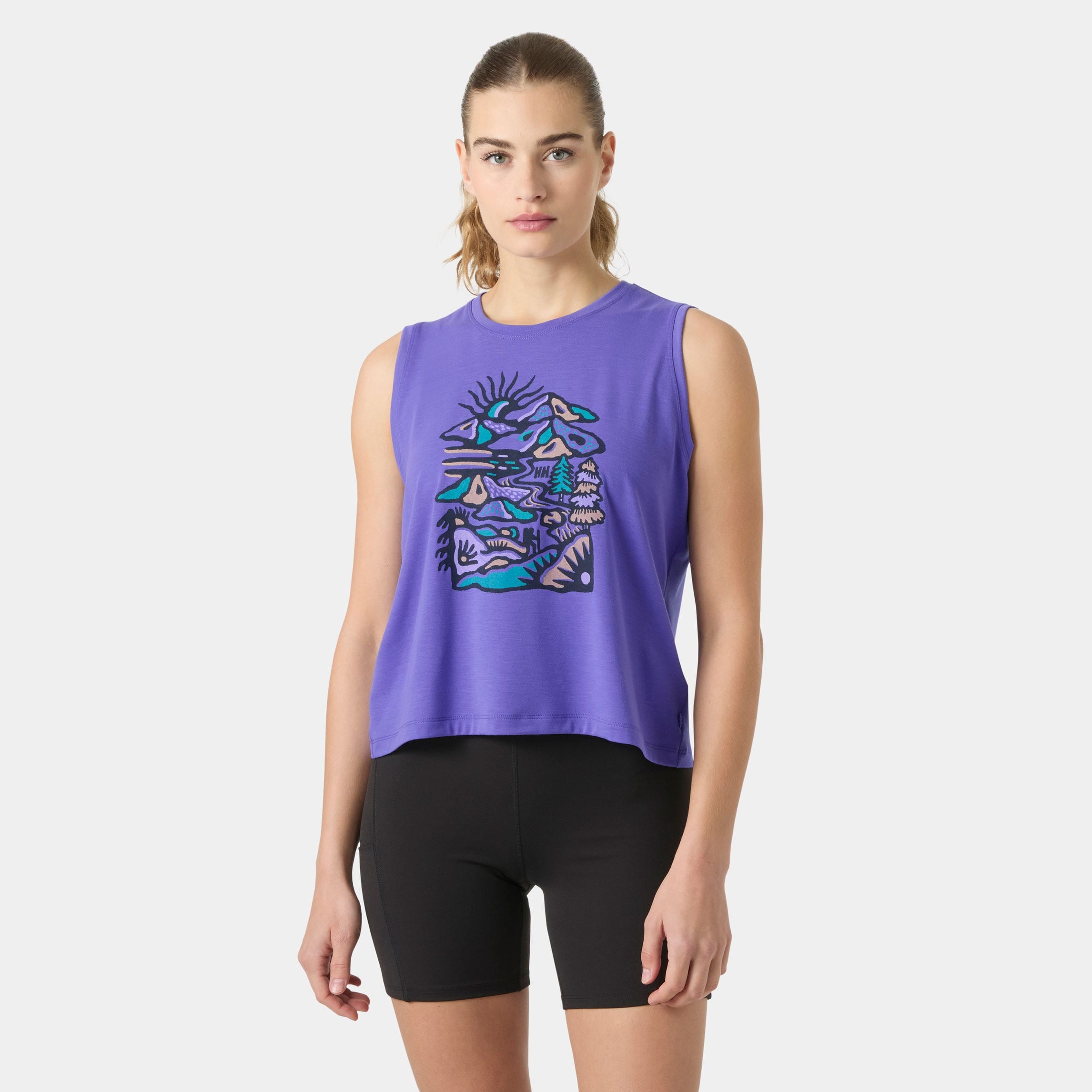 Women's Skog Graphic Tank Top - 690 ULTRA VIOLET
