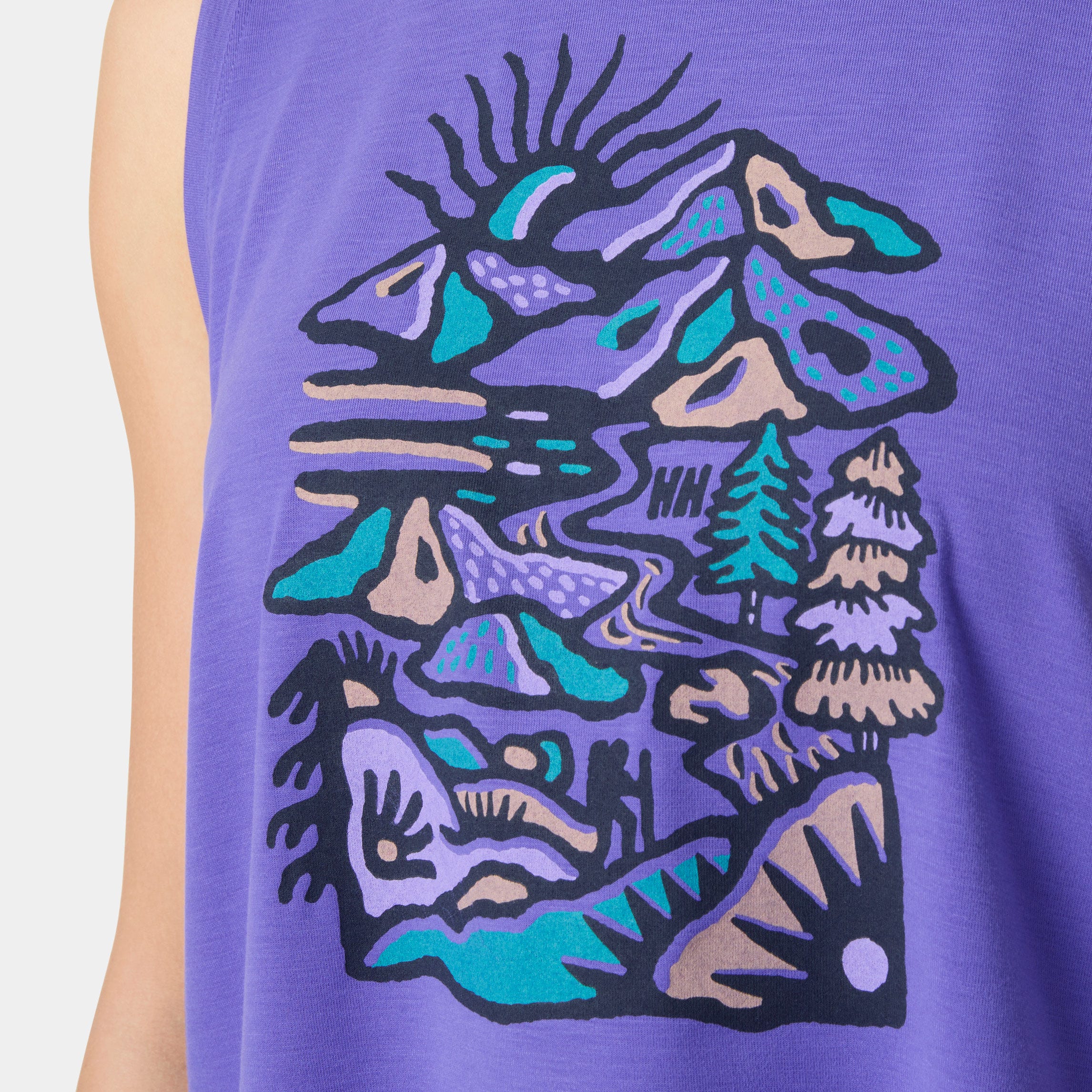 Women's Skog Graphic Tank Top - 690 ULTRA VIOLET