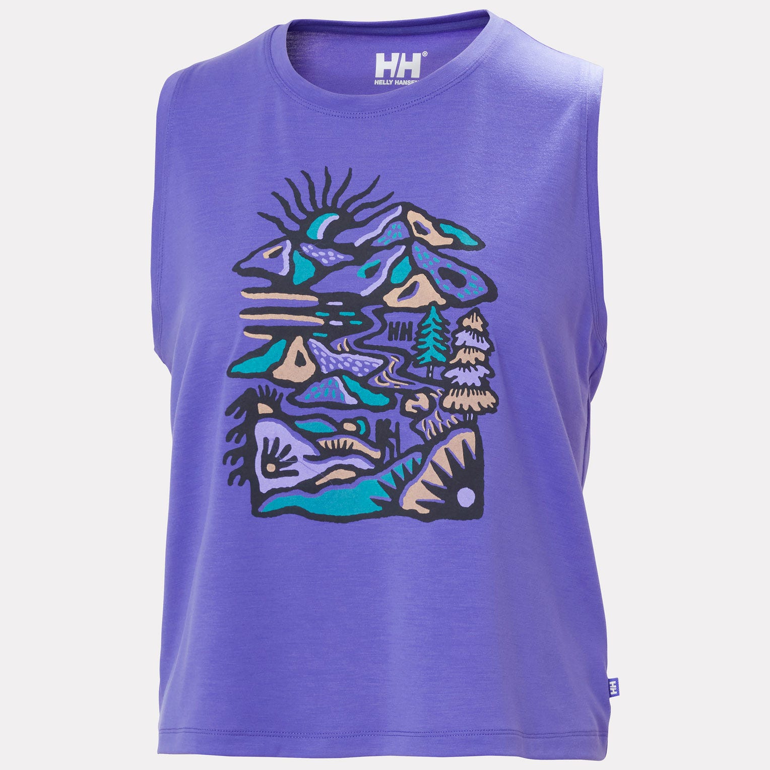 Women's Skog Graphic Tank Top - 690 ULTRA VIOLET