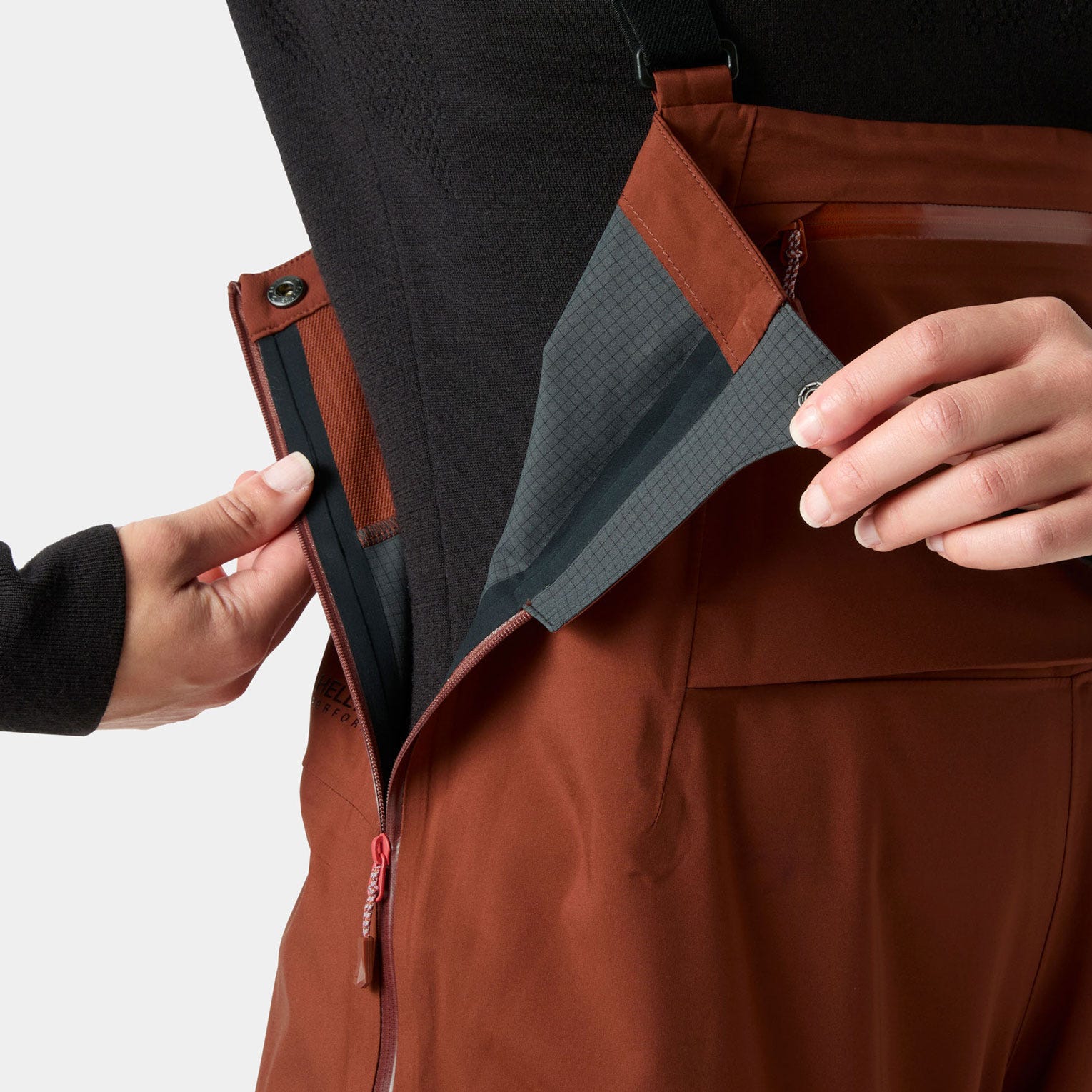 Women’s Verglas BC Bib Shell Pants - 301 IRON OXIDE