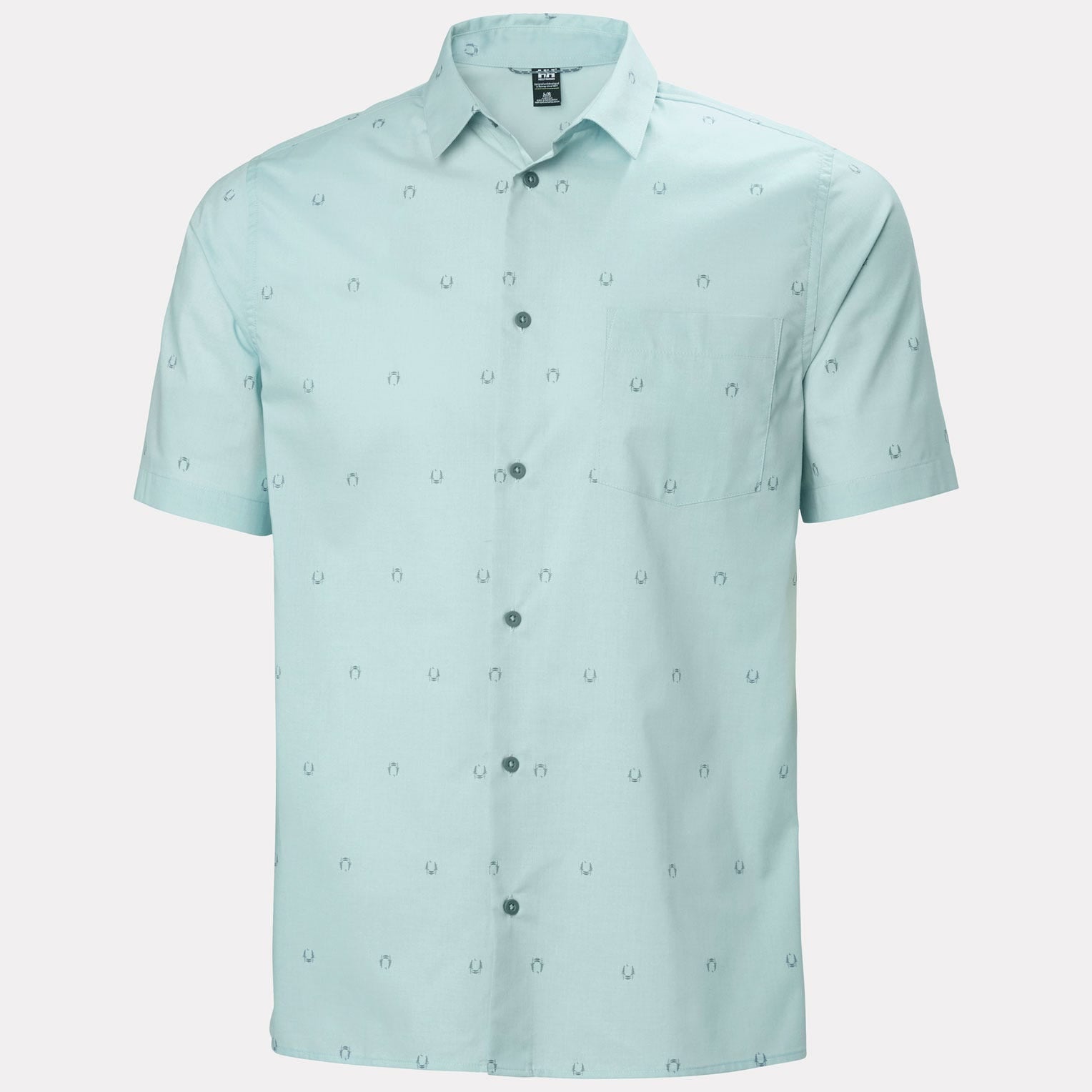 Men's Viken Short Sleeve Shirt - 537 BARELY BLUE