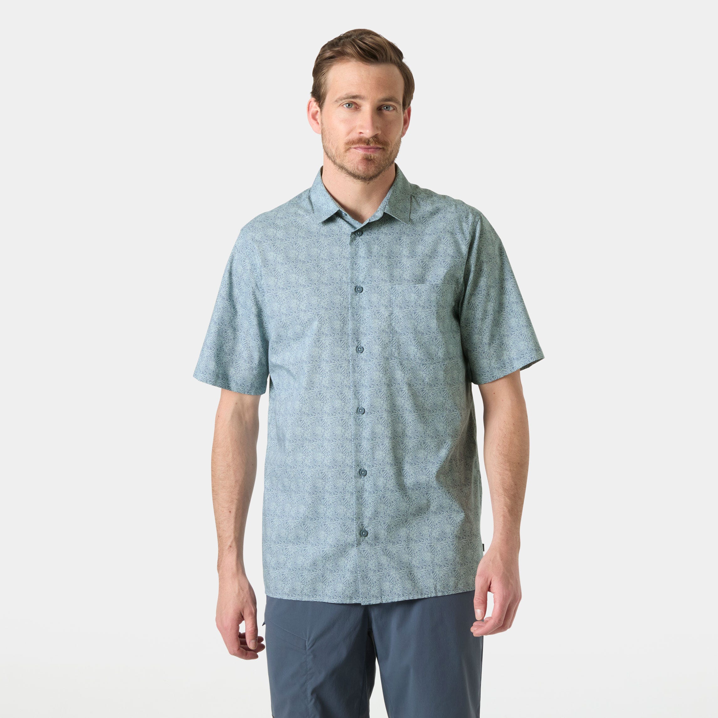 Men's Viken Short Sleeve Shirt - 601 WASHED NAVY