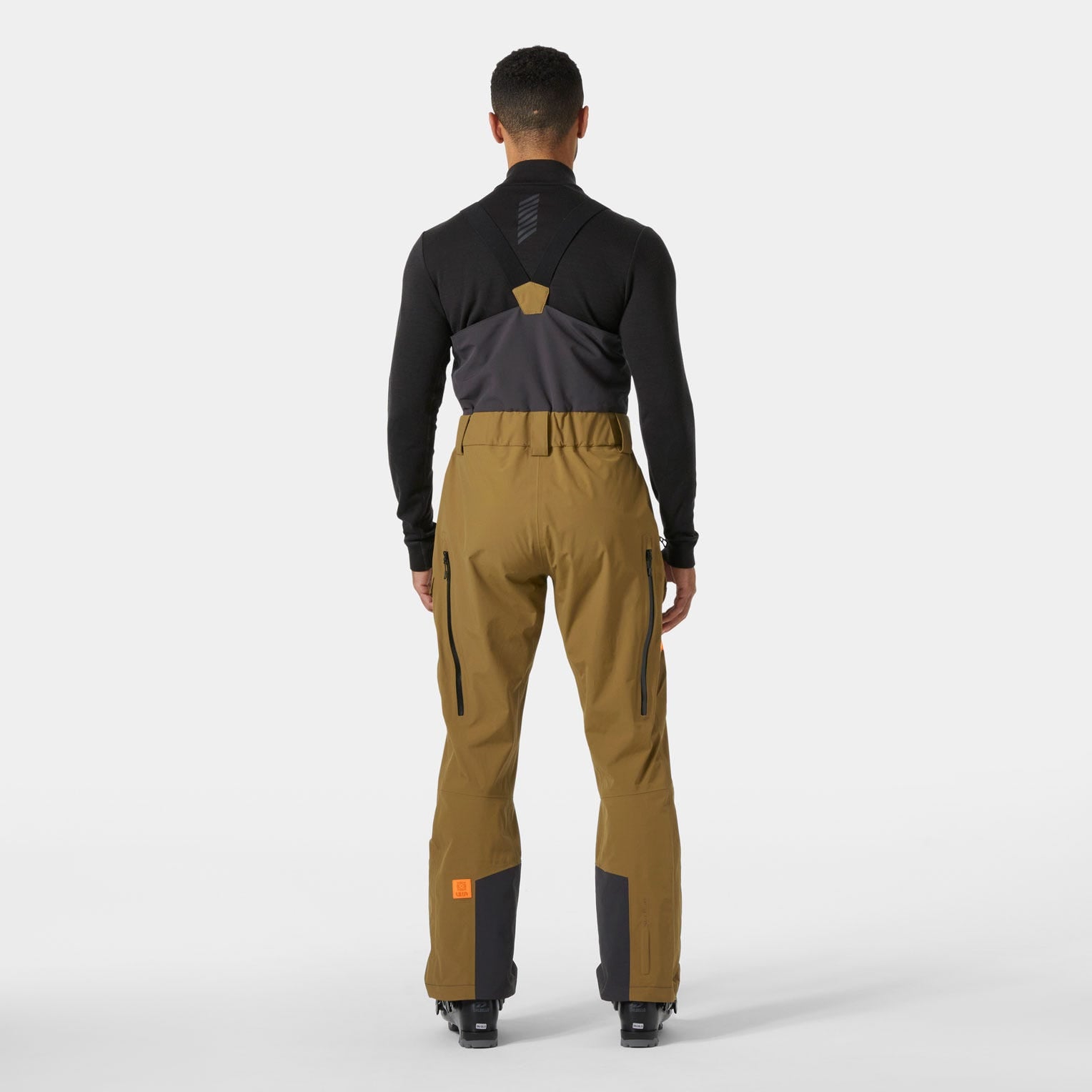 Men's Sogn Bib Shell Pant - 718 SEPIA