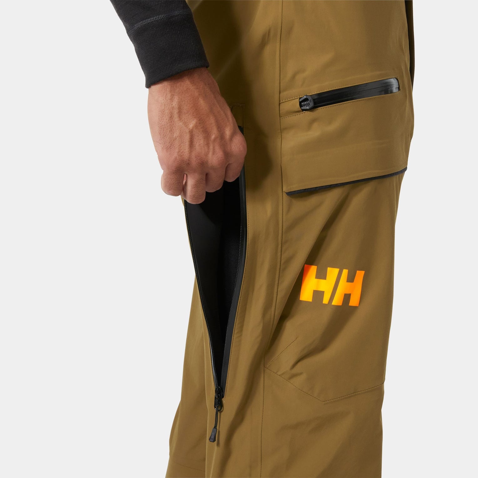 Men's Sogn Bib Shell Pant - 718 SEPIA