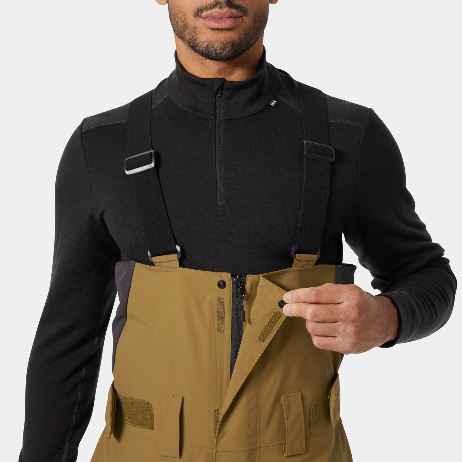 Men's Sogn Bib Shell Pant - 718 SEPIA