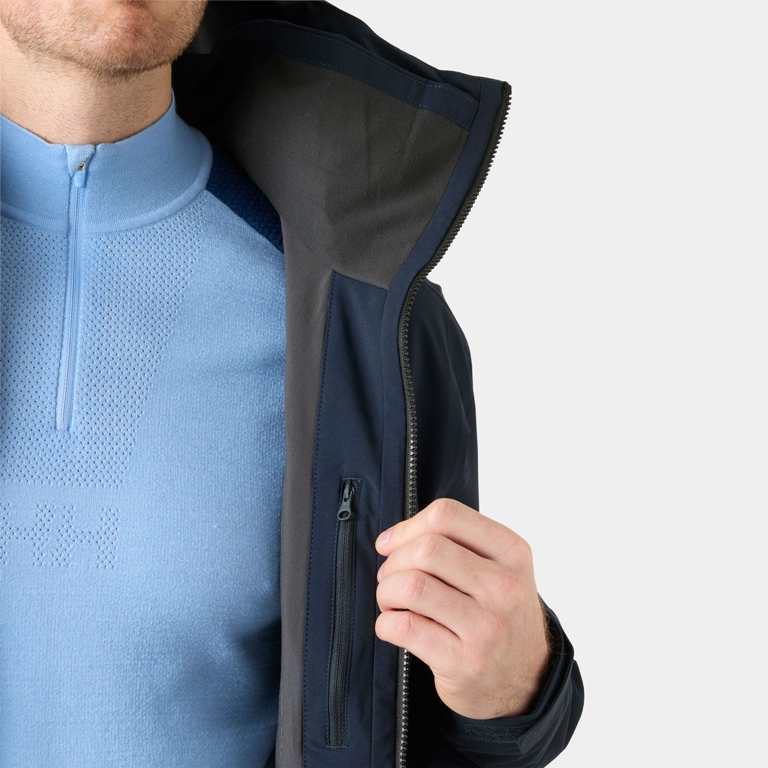 Men’s Alpha Long Insulated Jacket - 597 NAVY