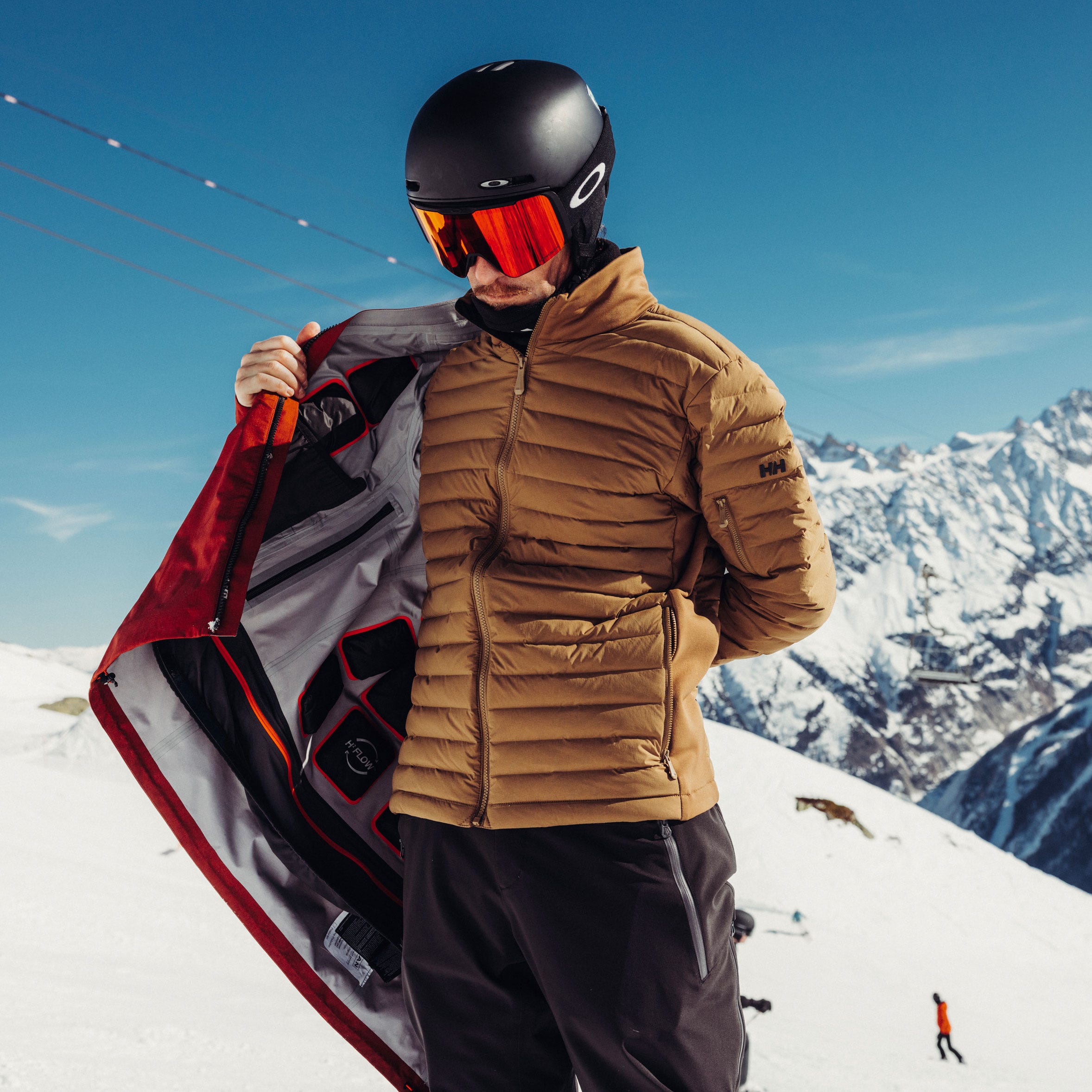 Men's Alpha Light Down Jacket - 718 SEPIA